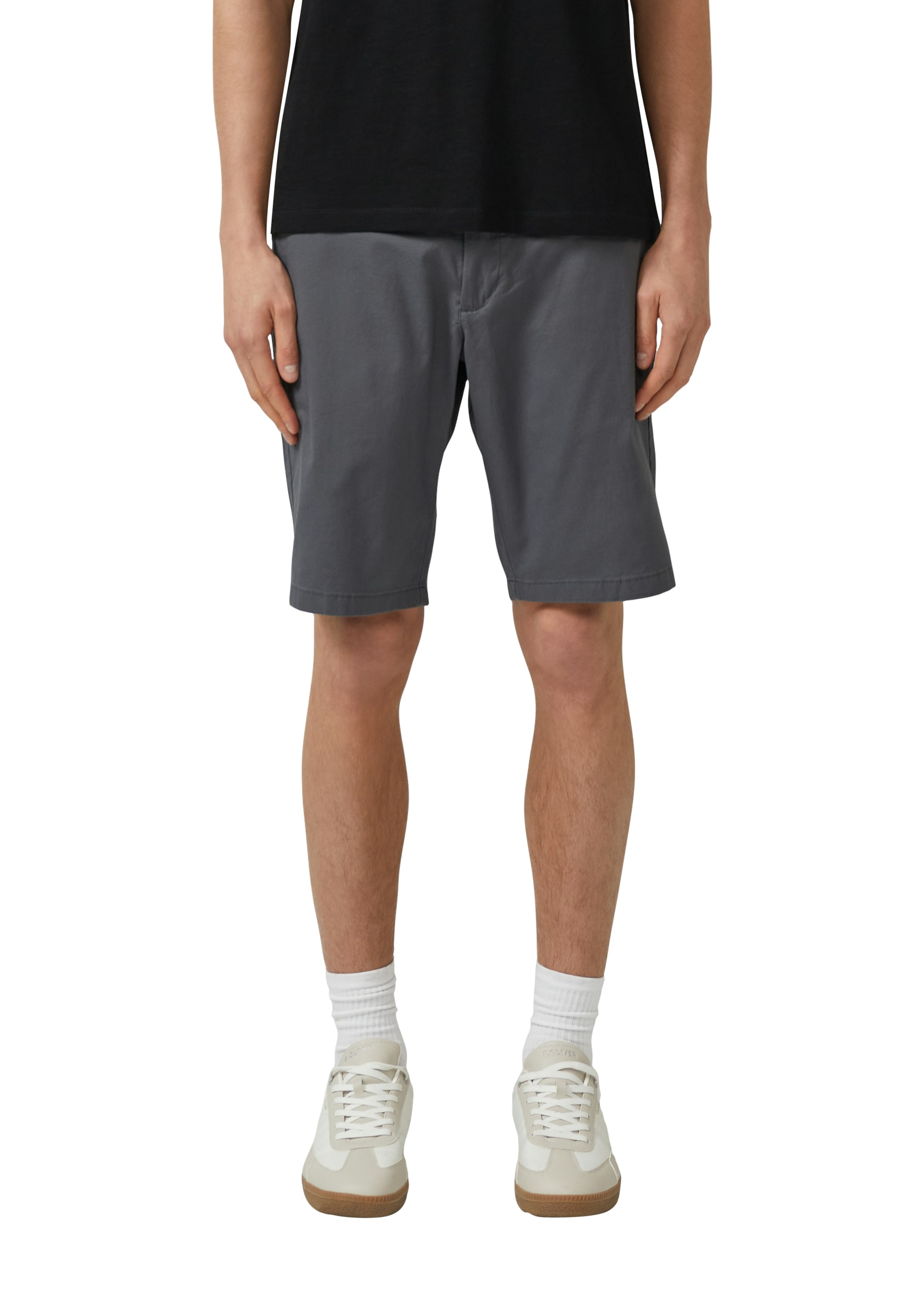 s.Oliver Men's Chino Shorts Regular Fit Grey Size 34