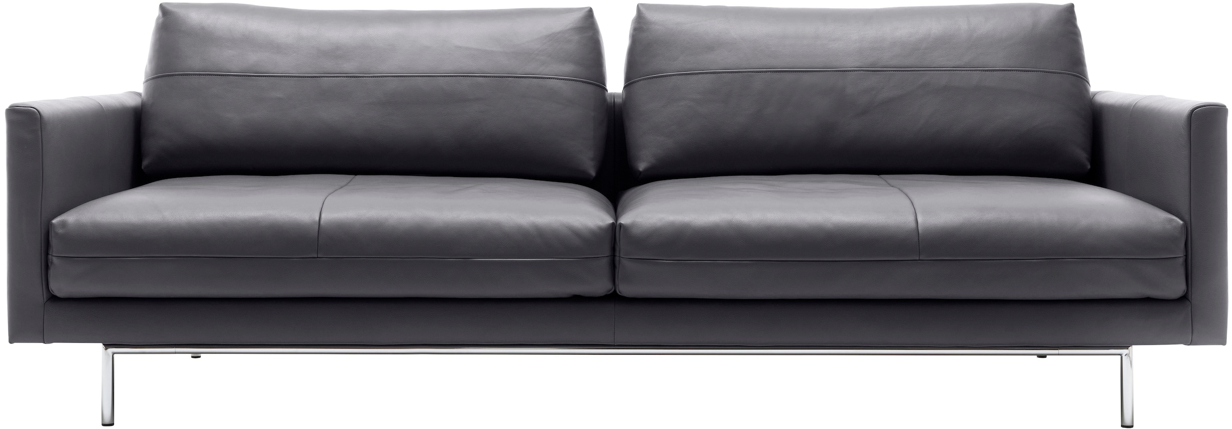 3,5-Sitzer »CR.414, Designsofa, edles Sofa, Loungesofa, Ledersofa, klares Design«, aus...