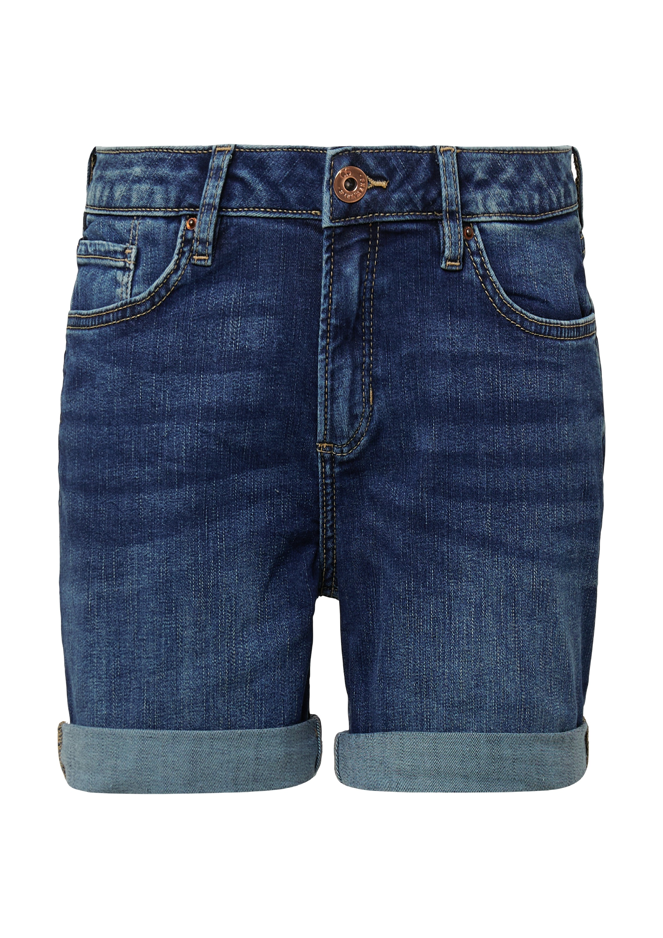 Thumbnail - QS Bermudas, Denim, extra kurz