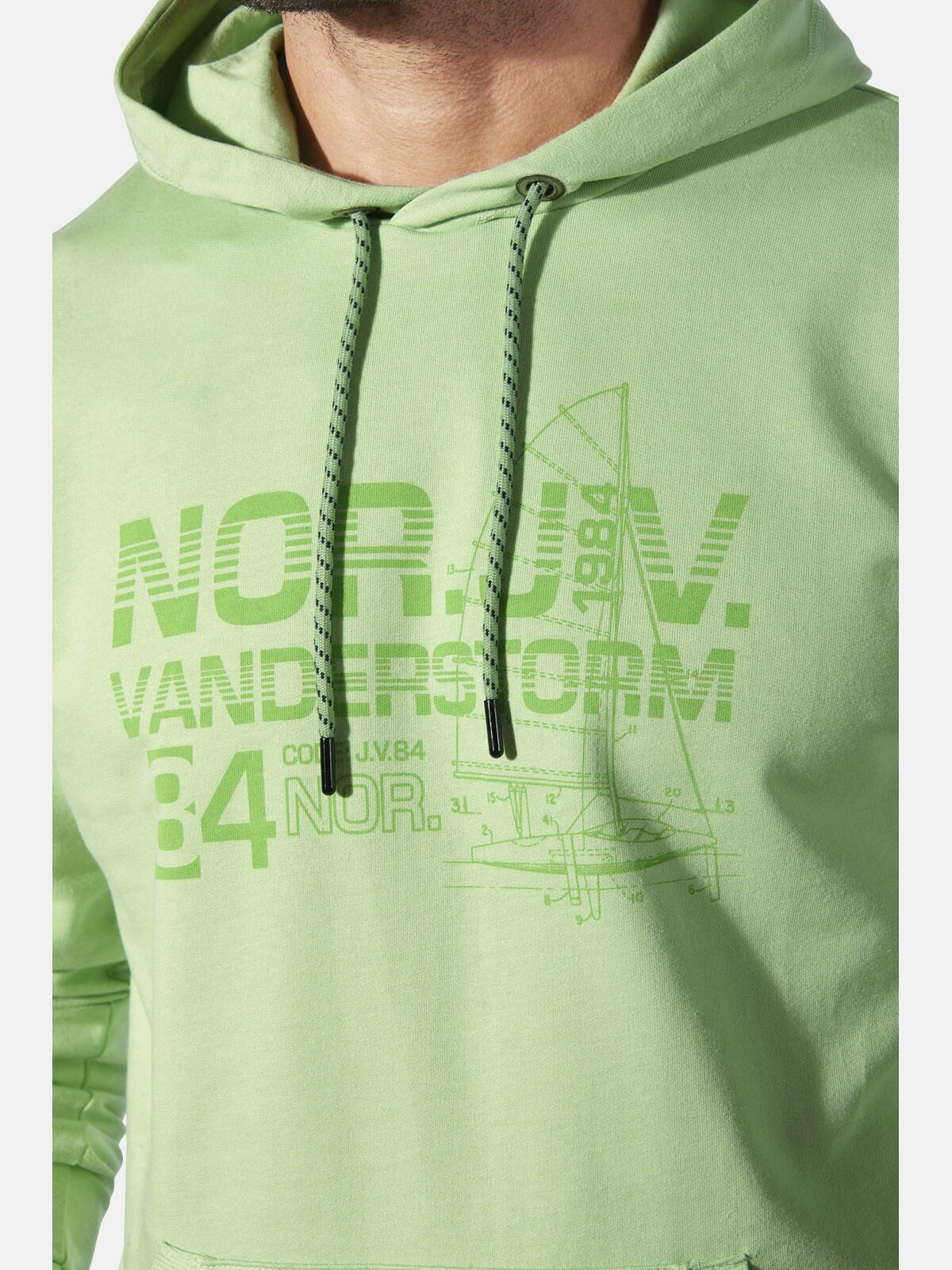 Jan Vanderstorm Kapuzensweatshirt »Sweatshirt JEPPE«, (1 tlg.)