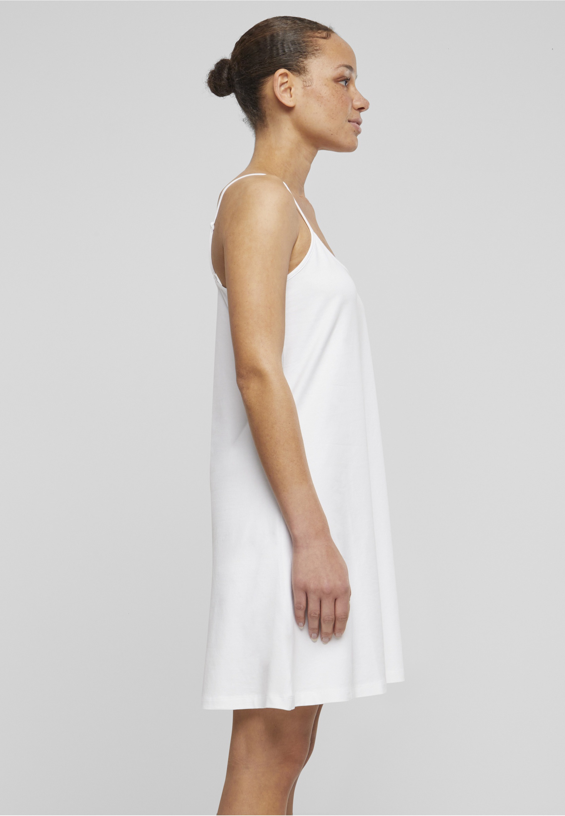 URBAN CLASSICS Shirtkleid »Urban Classics Damen Ladies Stretch Jersey Hanger Dress« 1 Stk. tlg.
