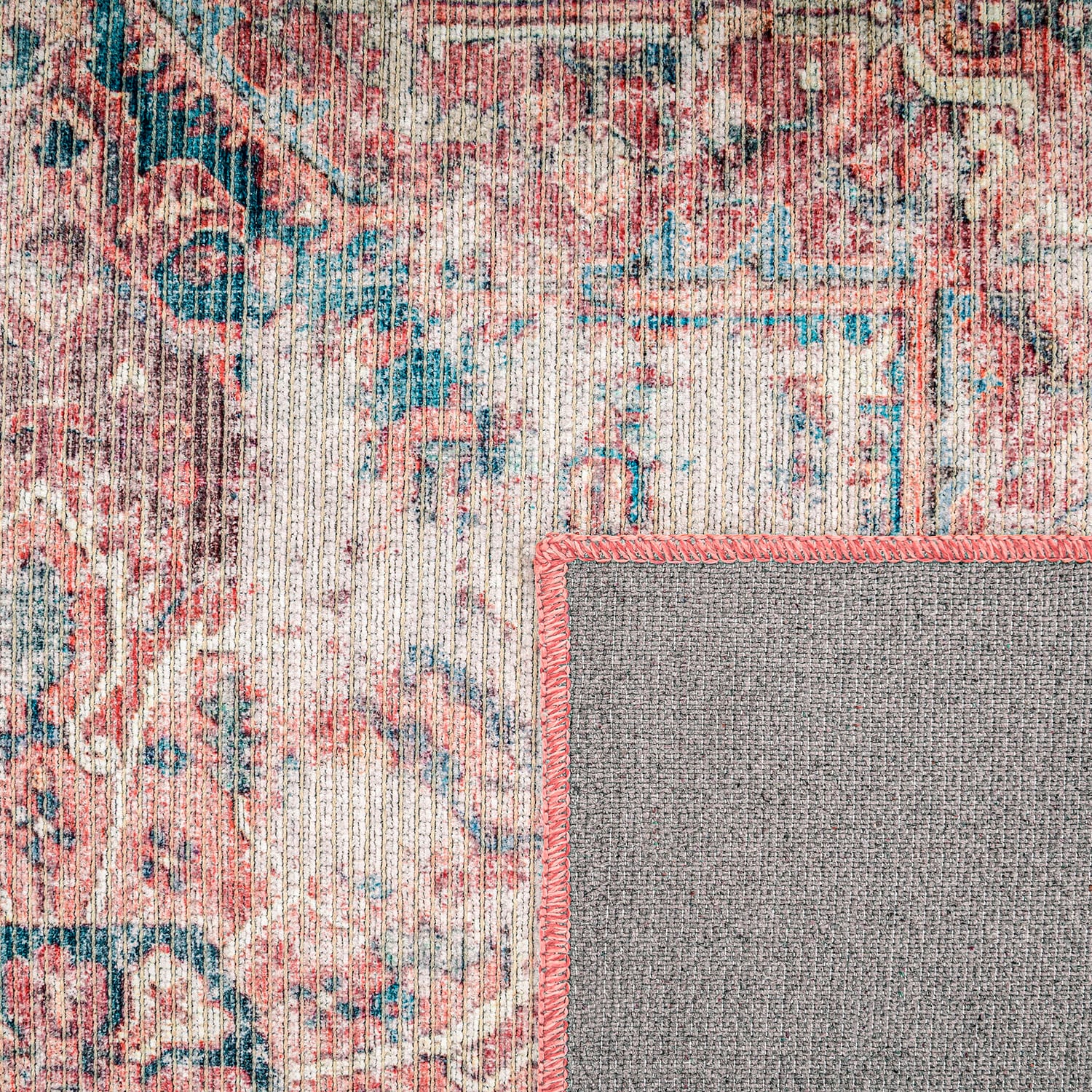 Paco Home Teppich »Lyon 333«, rechteckig, Kurzflor, Orient-Optik, Vintage  Design, waschbar auf Rechnung | BAUR
