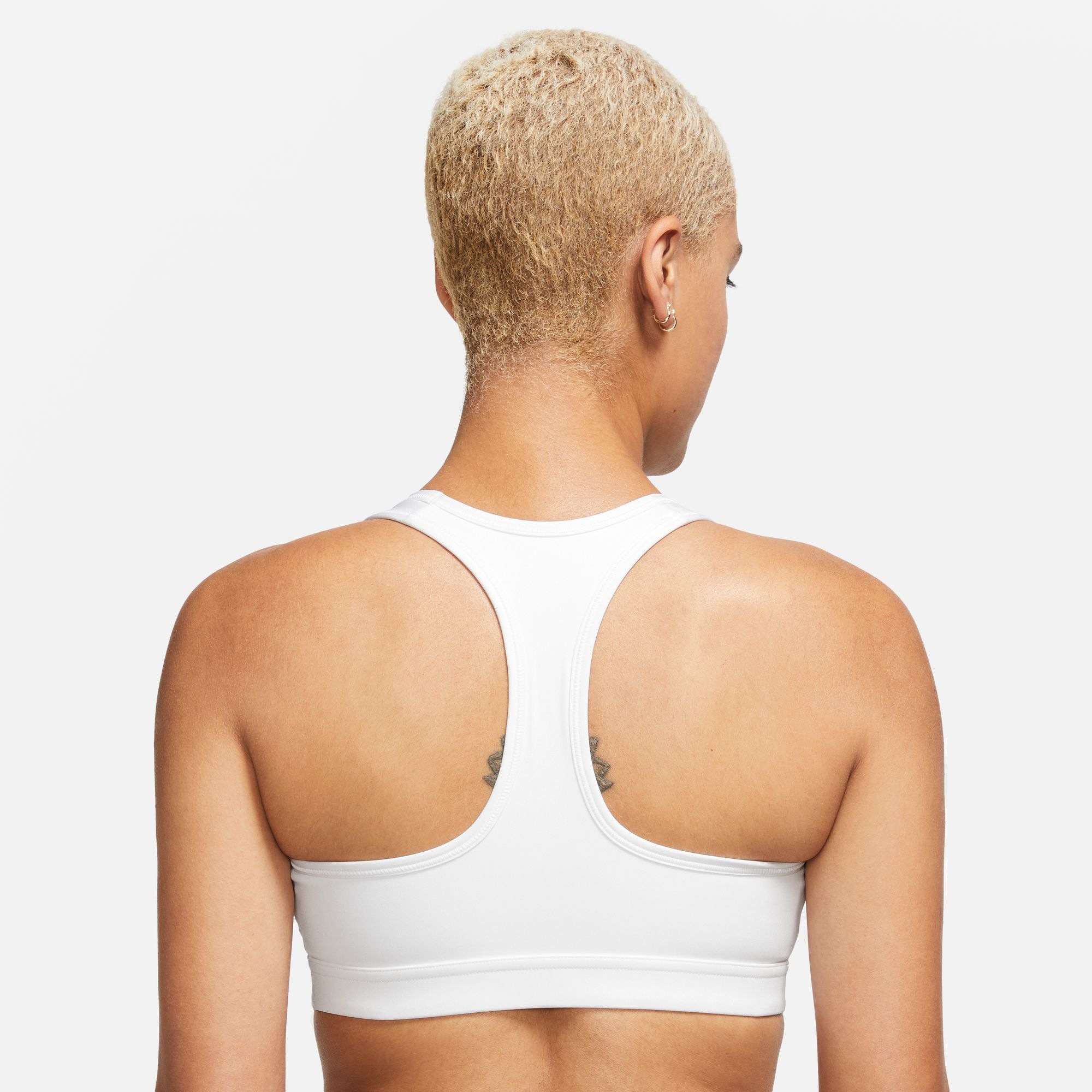 Nike Swoosh Medium Brassière de Sport White/Stone Mauve/Black L 3