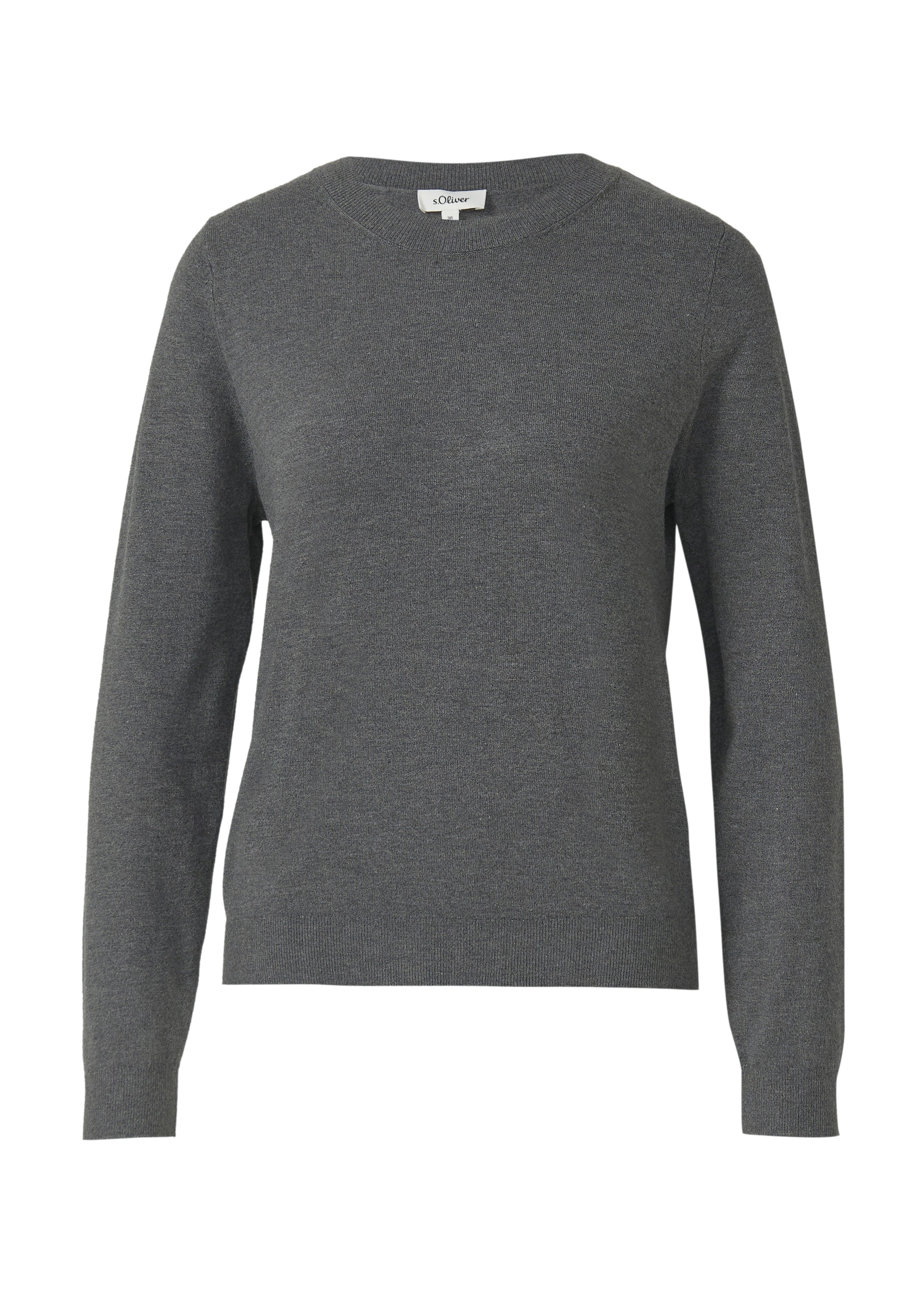 s.Oliver Strickpullover, mit Stehkragen günstig online kaufen