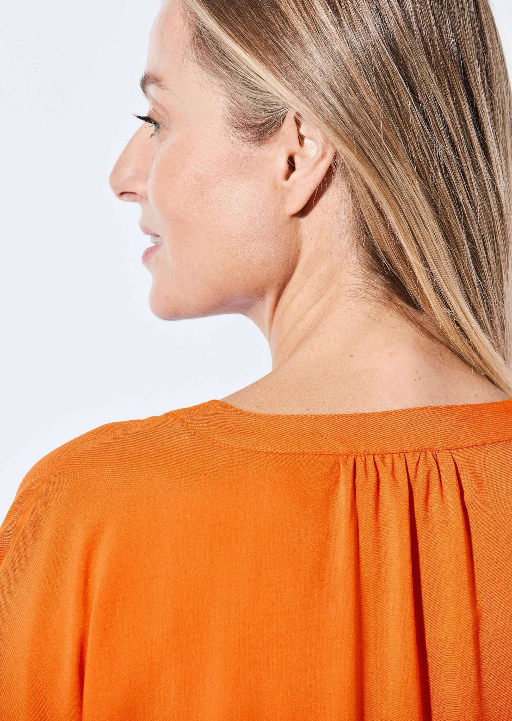 GOLDNER Schlupfbluse »Bluse Bluse mit Tunika Ausschnitt«