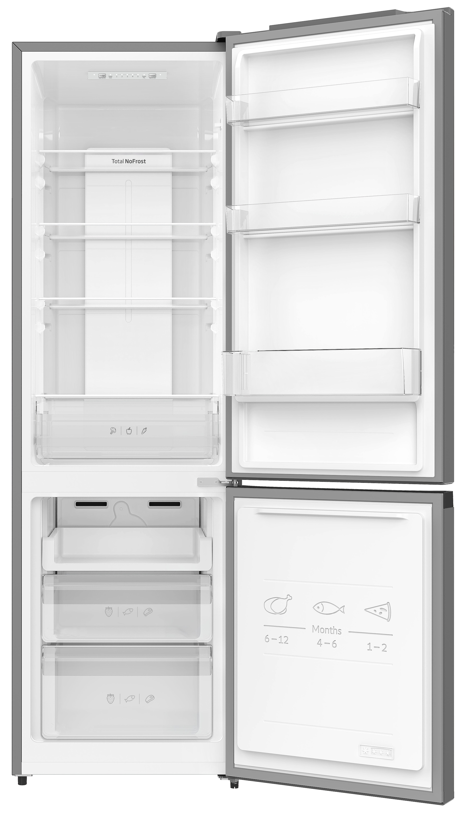 Amica Kühl-/Gefrierkombination »KGCN 387 130 E« 179 cm hoch 55 cm breit Einfach smart: eisfrei, übersichtlich, alltagstauglich
