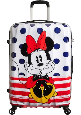 Hartschalen-Trolley »Disney Legends, Minnie Blue Dots, 75 cm«, 4 Rollen