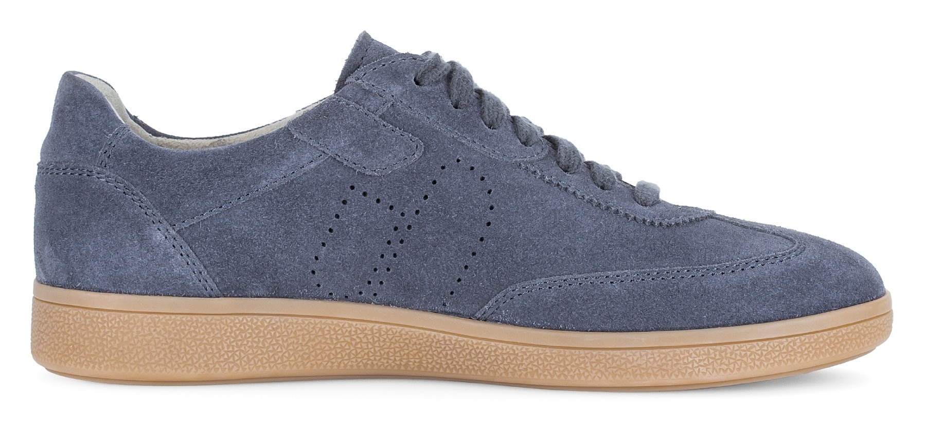 Pius Gabor Sneaker, Freizeitschuh, Schnürschuh, Halbschuh mit Perforation, G-Weite
