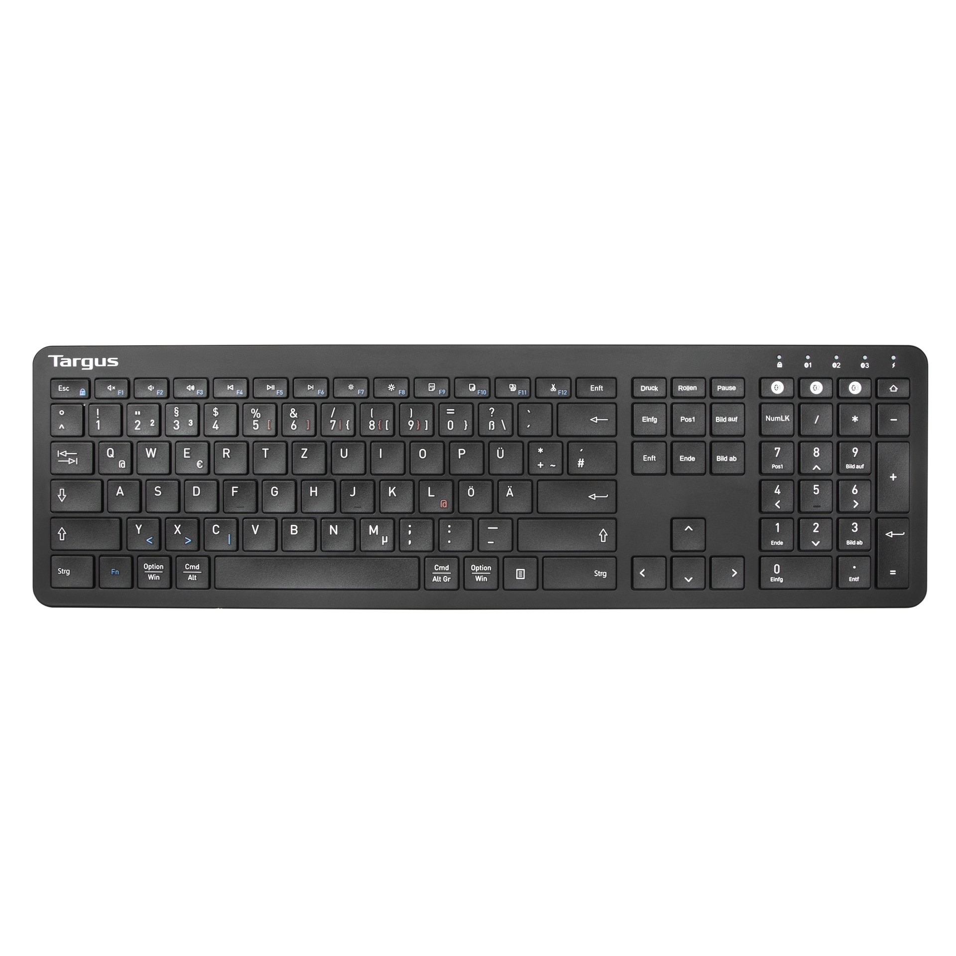 Targus Tastatur »Antimicrobial Multi-Device Bluetooth Keyboard (DE)«