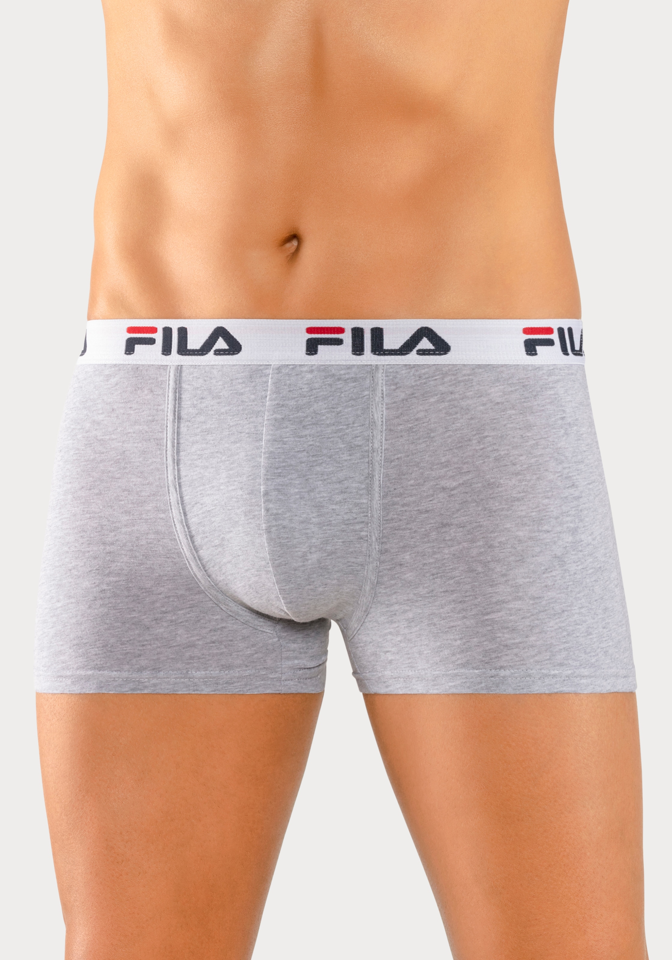 Fila Boxer, (3er Pack), mit Logo Schriftzug im Bund