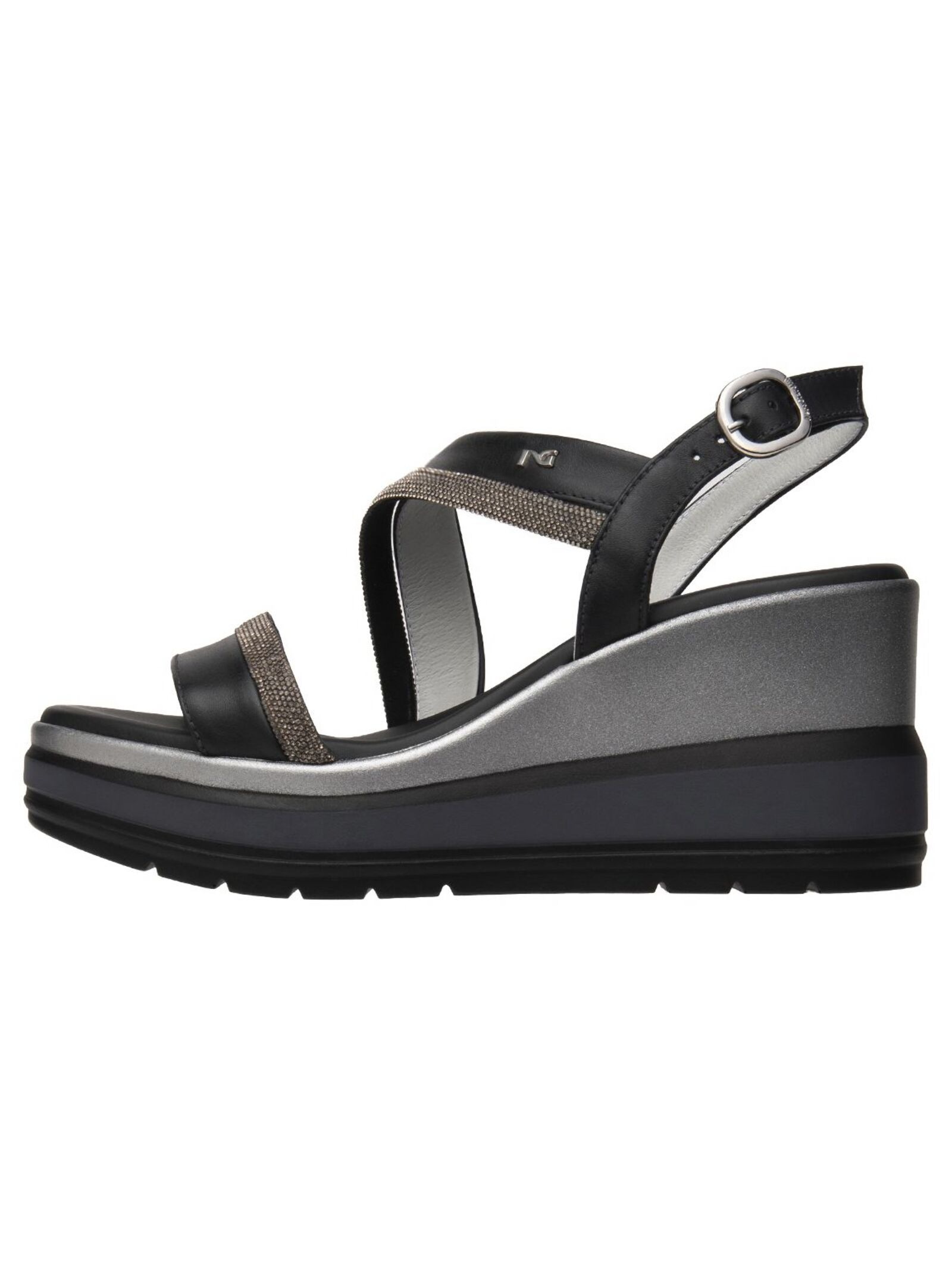 Nero Giardini Keilsandalette »Nero Giardini Sandalen Leder«