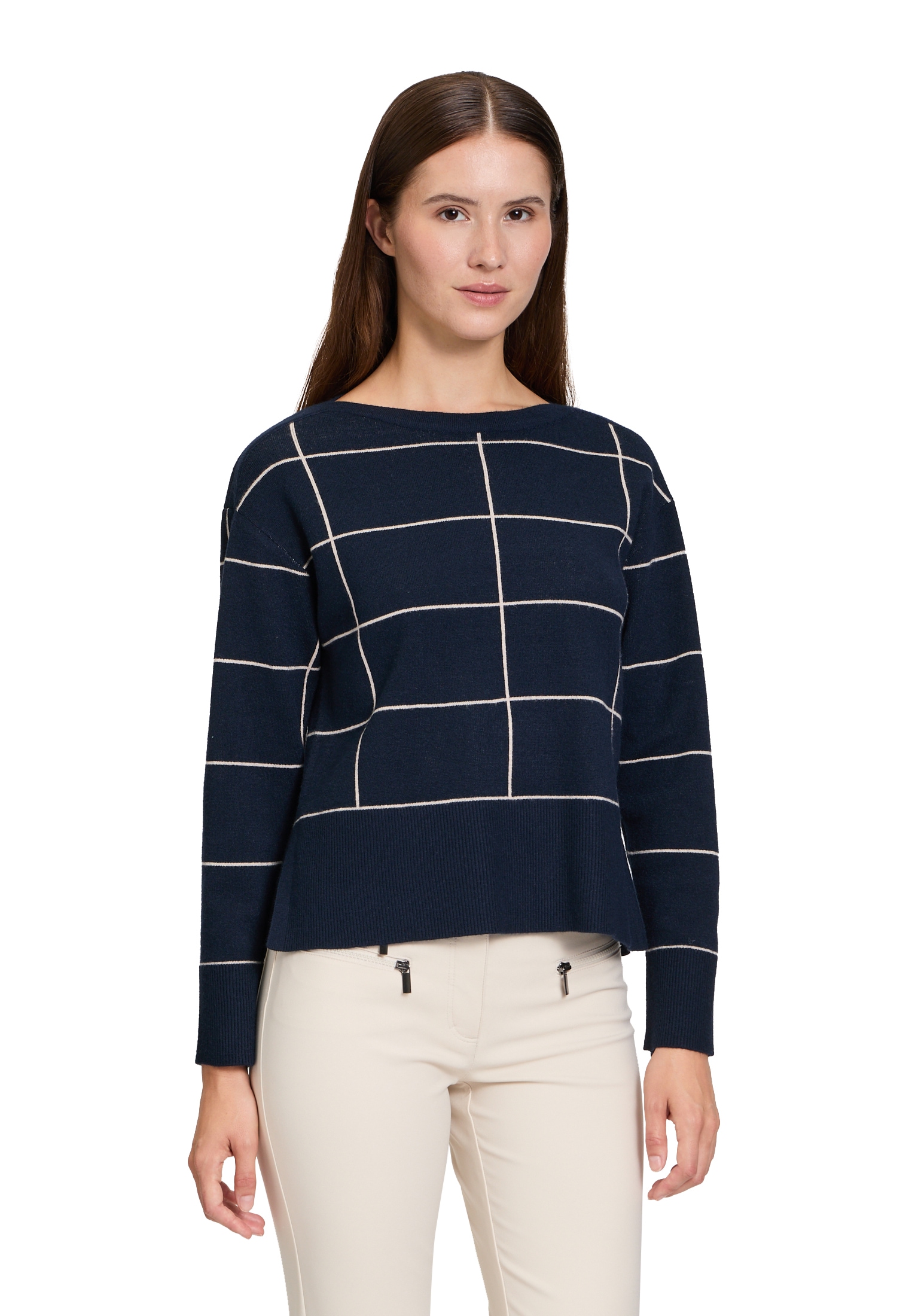 Betty Barclay Strickpullover "Damen Strickpullover langarm", 1 Stk. Saumsch günstig online kaufen