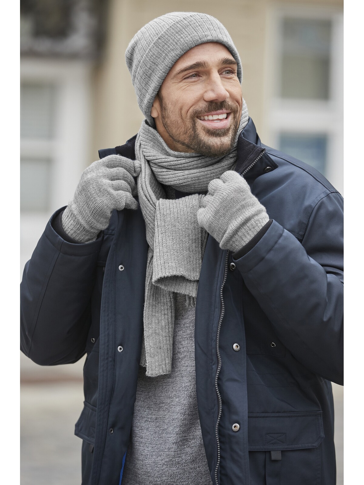 Jan Vanderstorm Strickhandschuhe "Handschuh BRYNJAR" günstig online kaufen