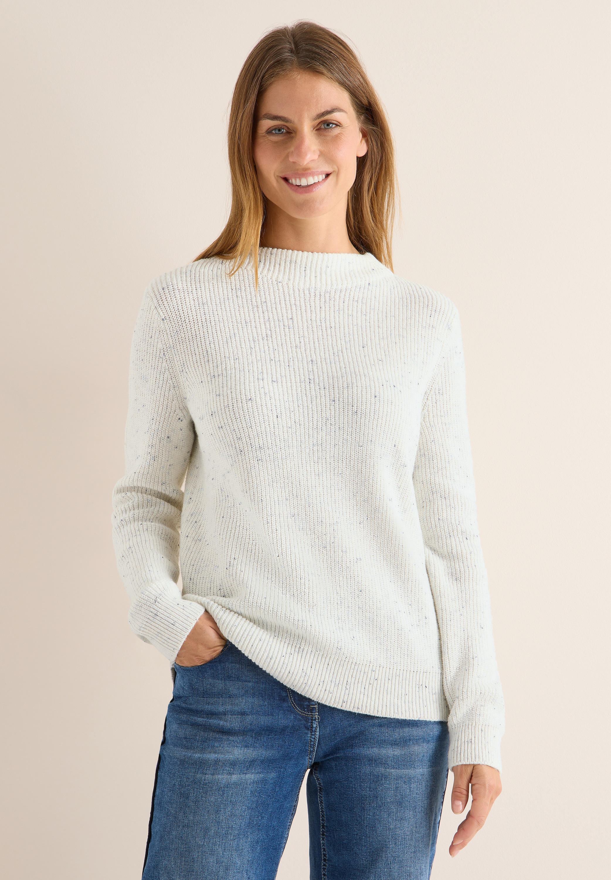 Cecil Strickpullover, im soften Baumwoll-Mix günstig online kaufen