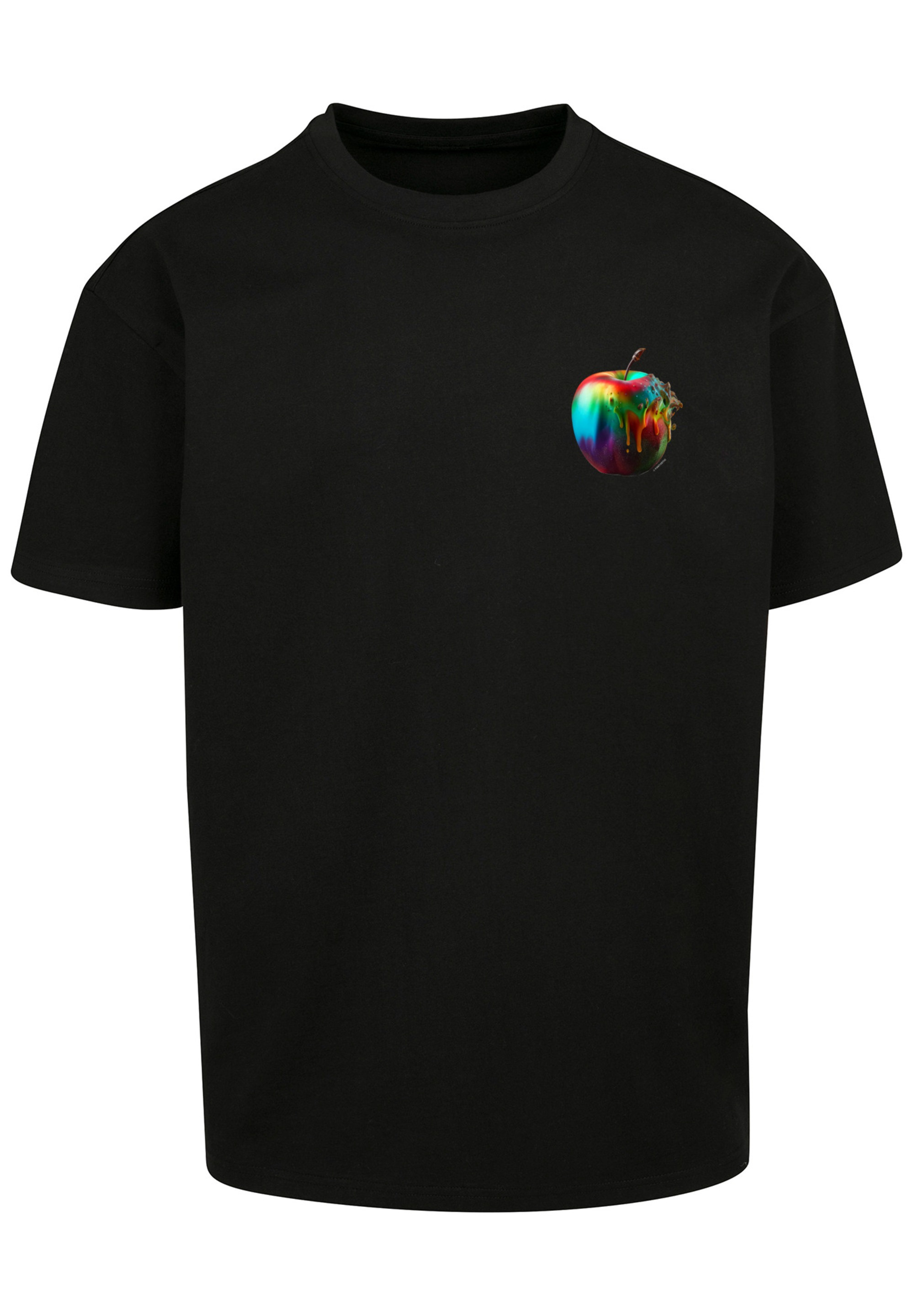 F4NT4STIC T-Shirt »Colorfood Collection - Rainbow Apple«, Print