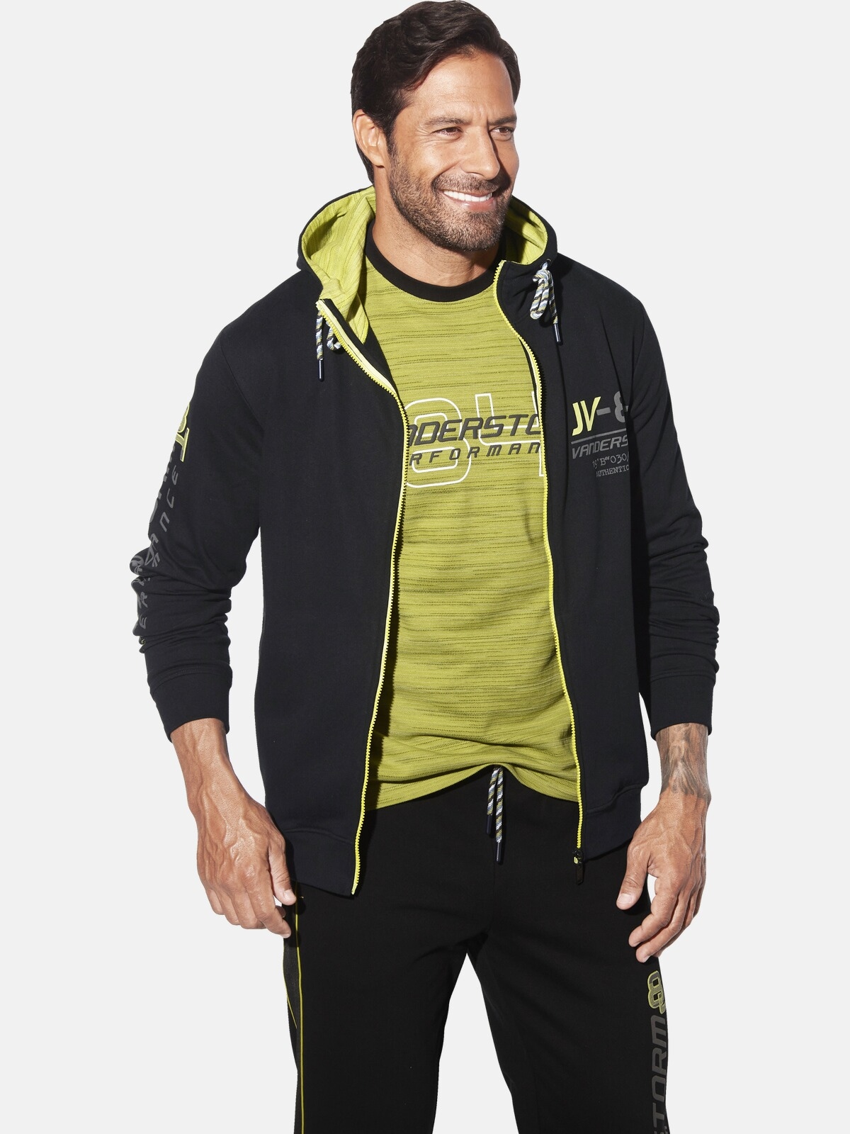 Jan Vanderstorm Kapuzensweatjacke "Sweatjacke SIGSTAD" günstig online kaufen