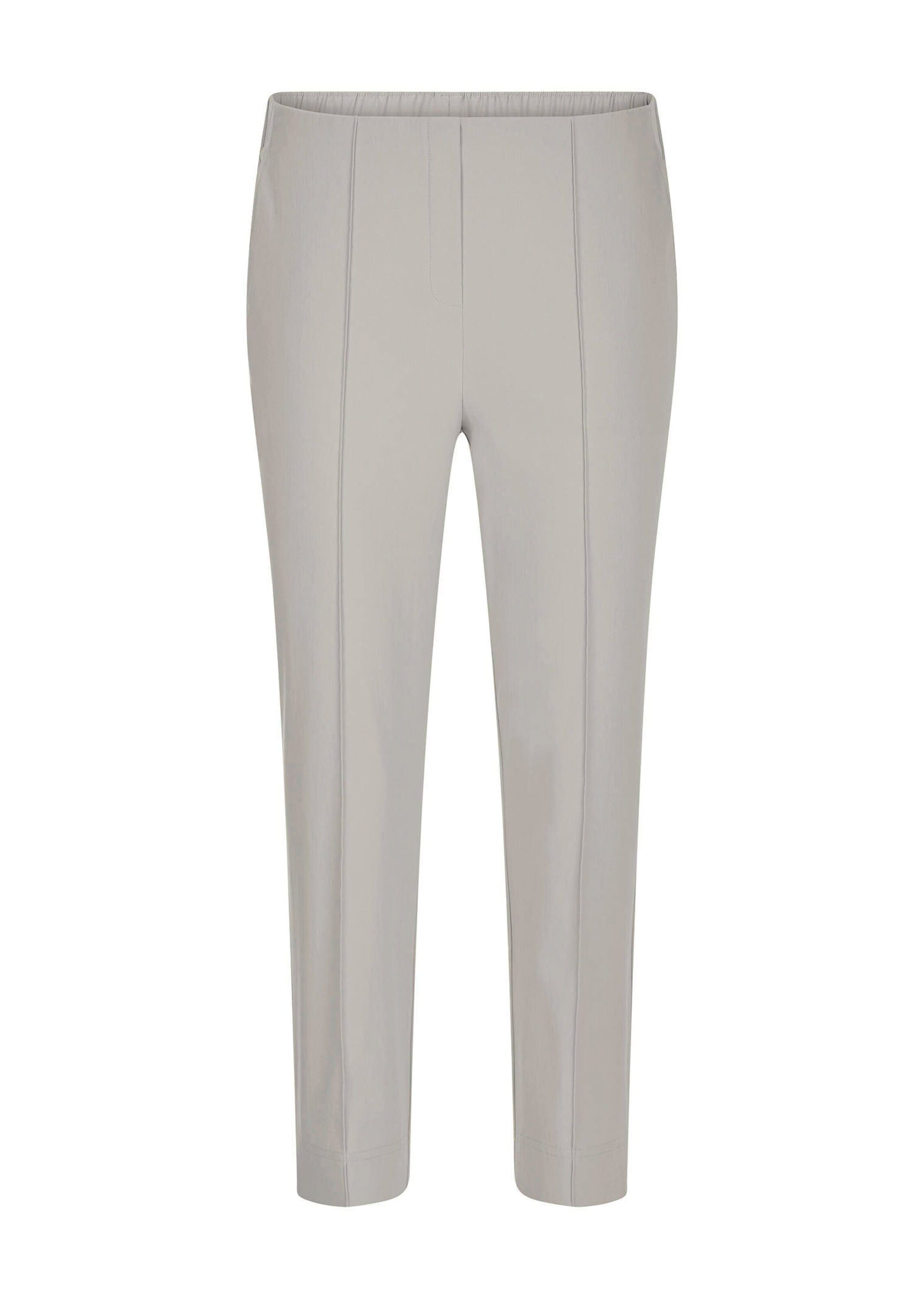 GOLDNER Stretch-Hose "Kurzgröße Elegante 7/8-Hose mit Biesen" kleiner Schlitz am Beinabschluß