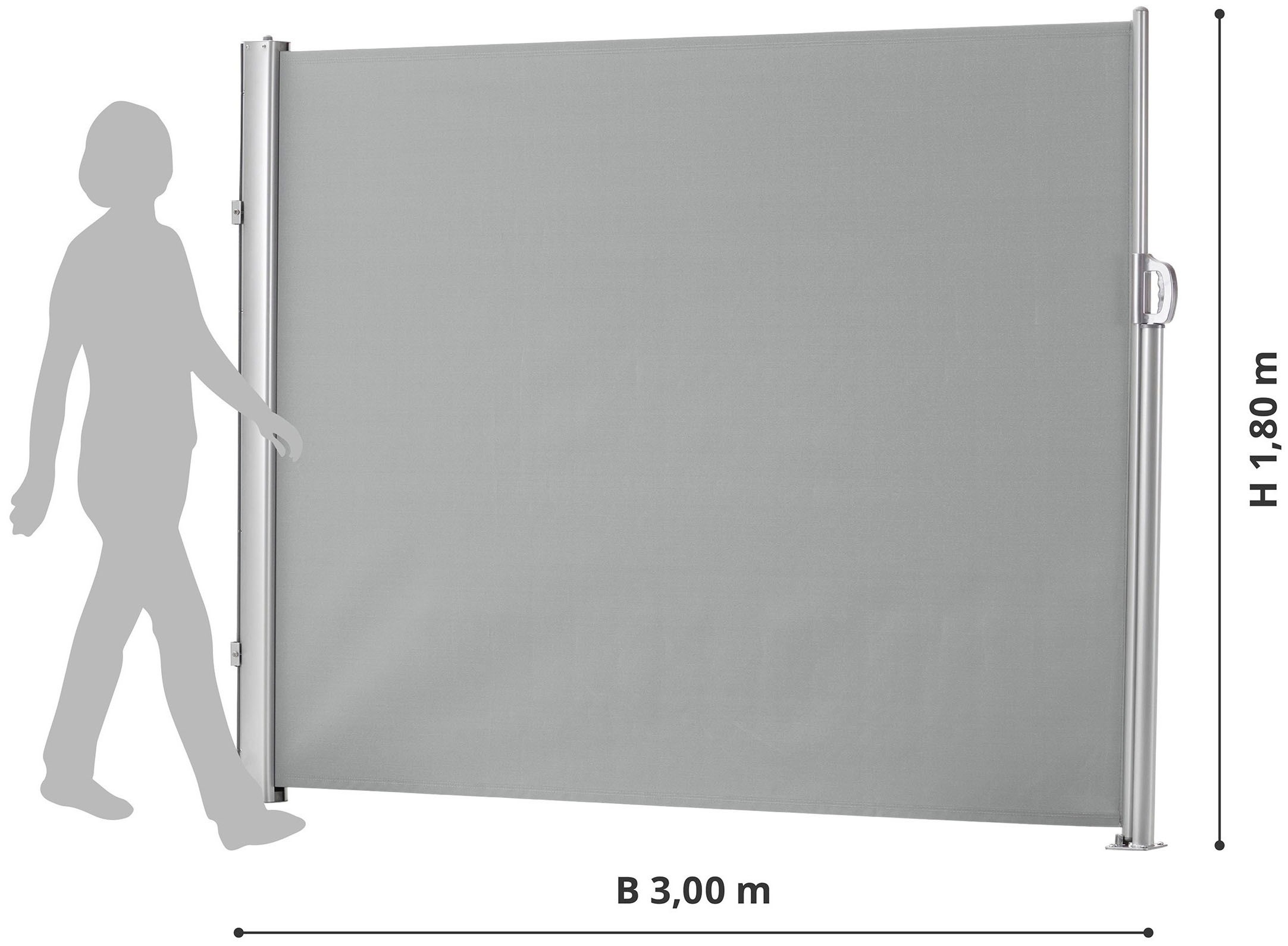 Leco Seitenmarkise, LxH: 300x160 cm oder 300x180 cm