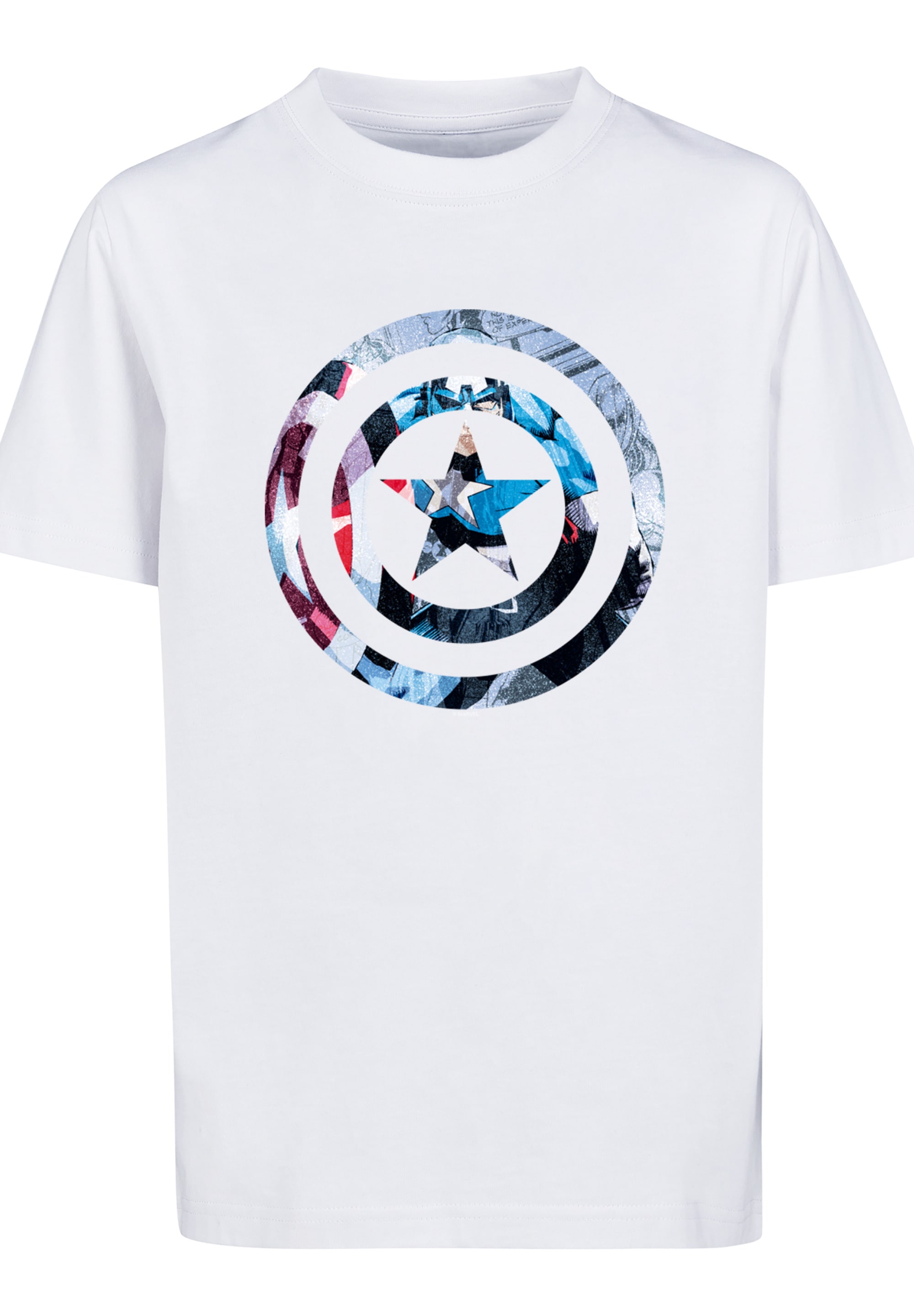 F4NT4STIC T-Shirt »Marvel Superhelden Avengers Captain America Montage  Symbol«, Unisex Kinder,Premium Merch,Jungen,Mädchen,Logo Print ▷ für | BAUR