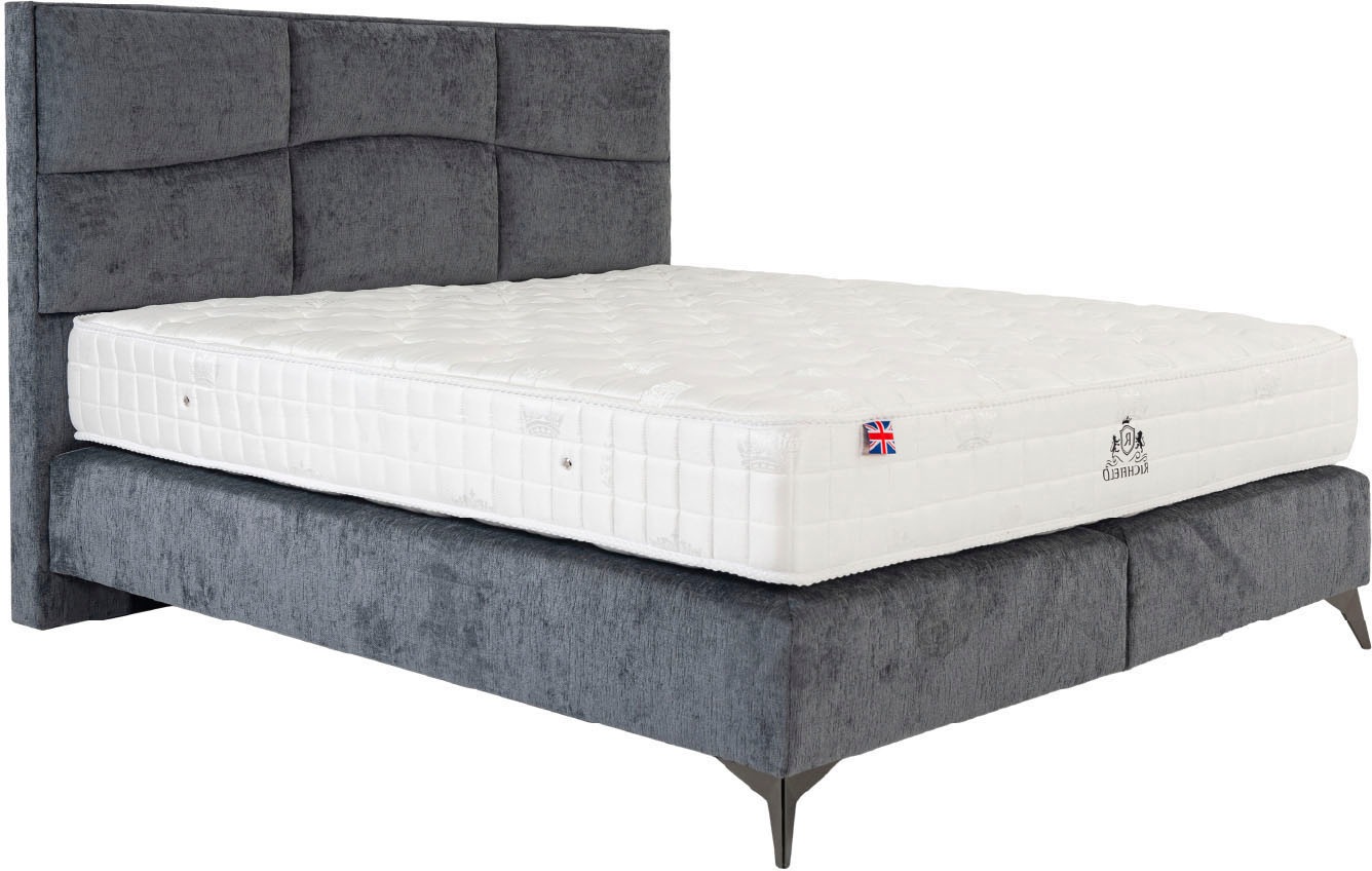 Thumbnail - Home affaire Boxspringbett "Violette erhältlich in den Breite 160, 180 & 200cm" inkl. Topper und extra dicker Taschen-Fe...