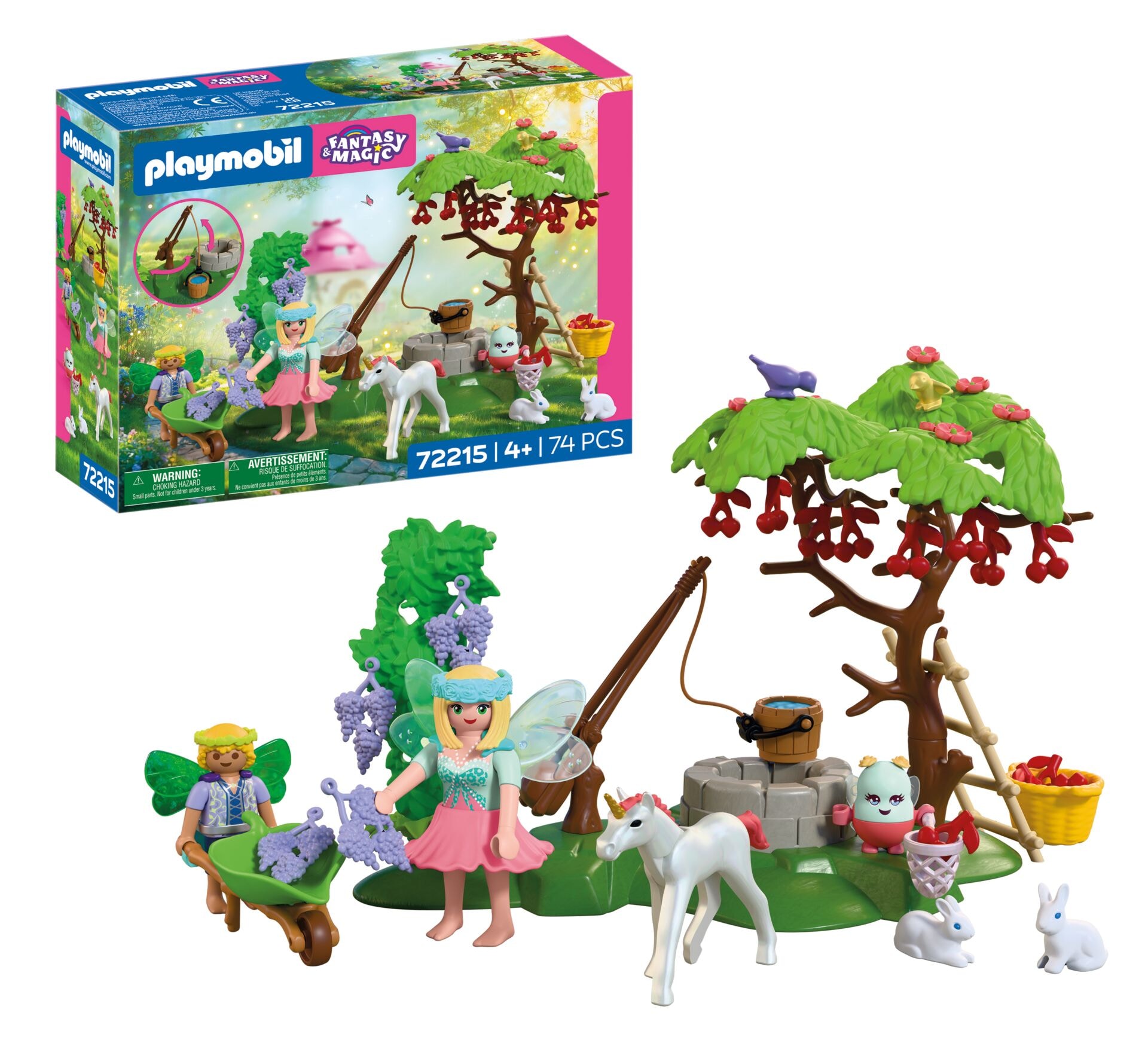 Playmobil® Konstruktions-Spielset »Feengarten mit Einhornfohlen (72215), Fantasy & Magic« Made in Europe