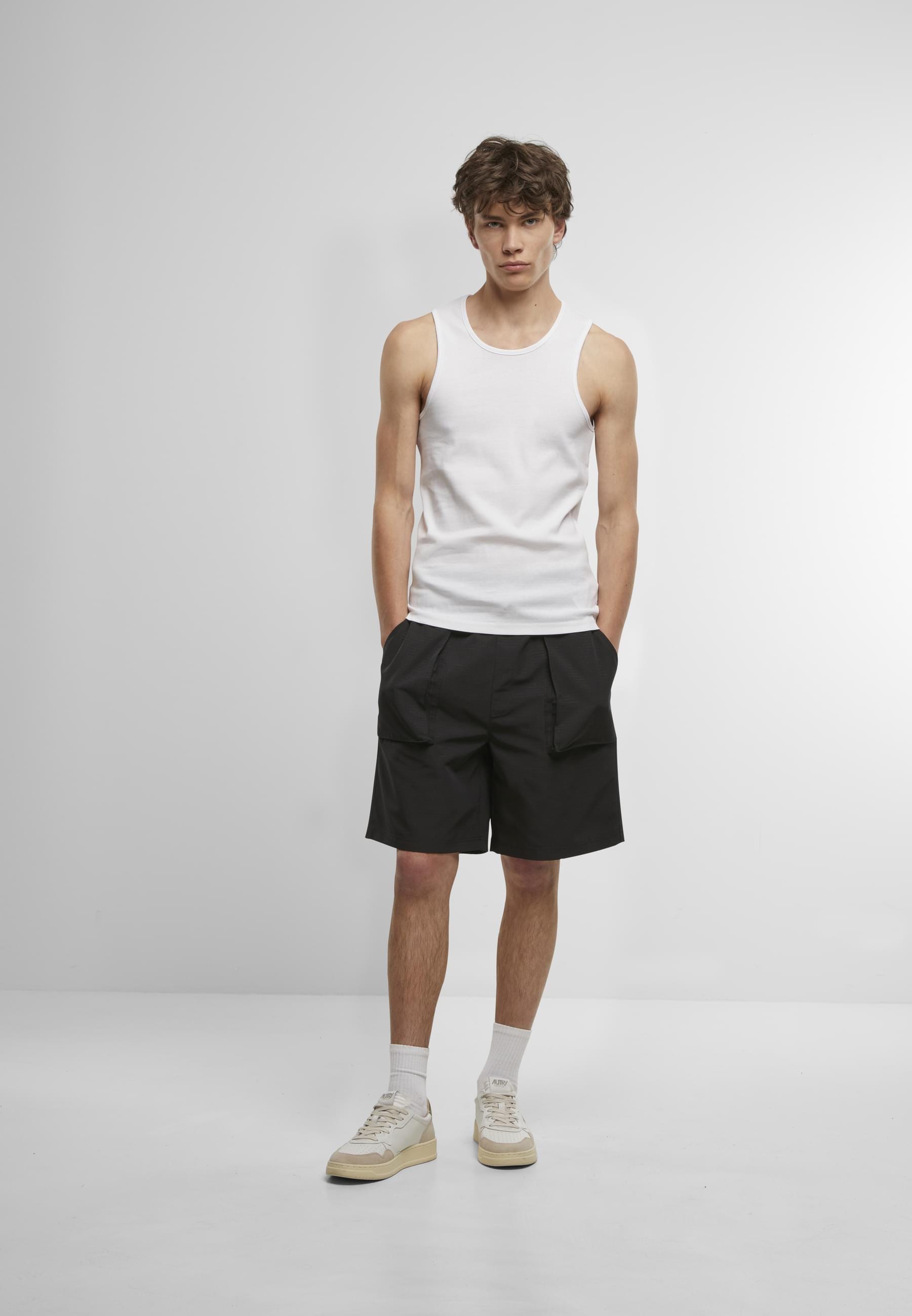 URBAN CLASSICS Tanktop »Urban Classics Ribbed Undershirt 2-Pack«, (1 tlg.)