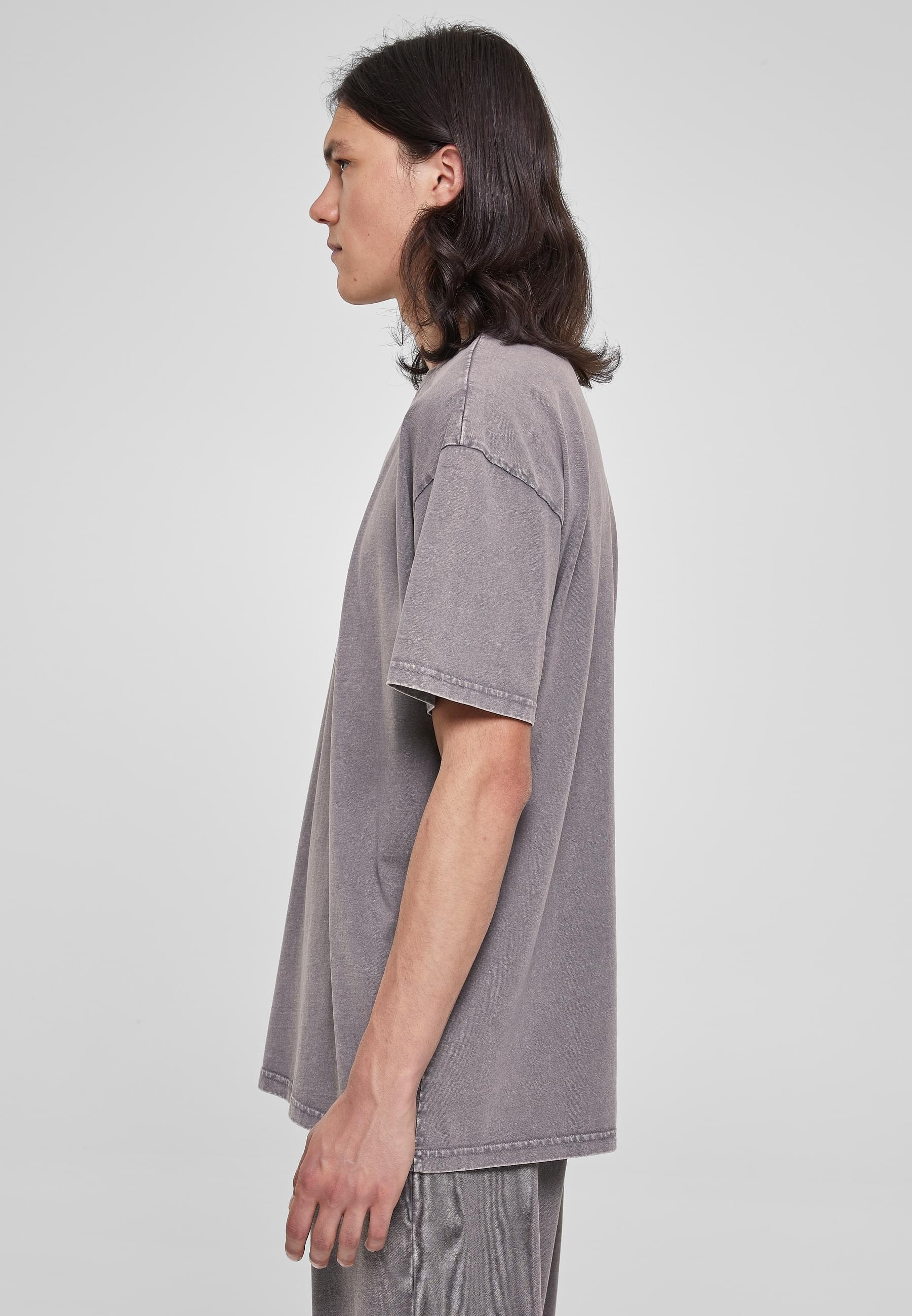 URBAN CLASSICS T-Shirt »Urban Classics Herren Heavy Oversized Acid Wash Tee«, (1 tlg.)