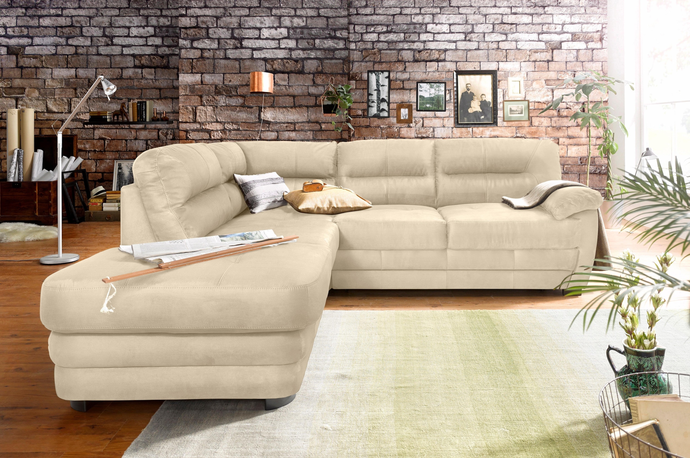 COTTA Polstergarnitur "Royale L-Form", (Set), Set bestehend aus: Ecksofa & günstig online kaufen