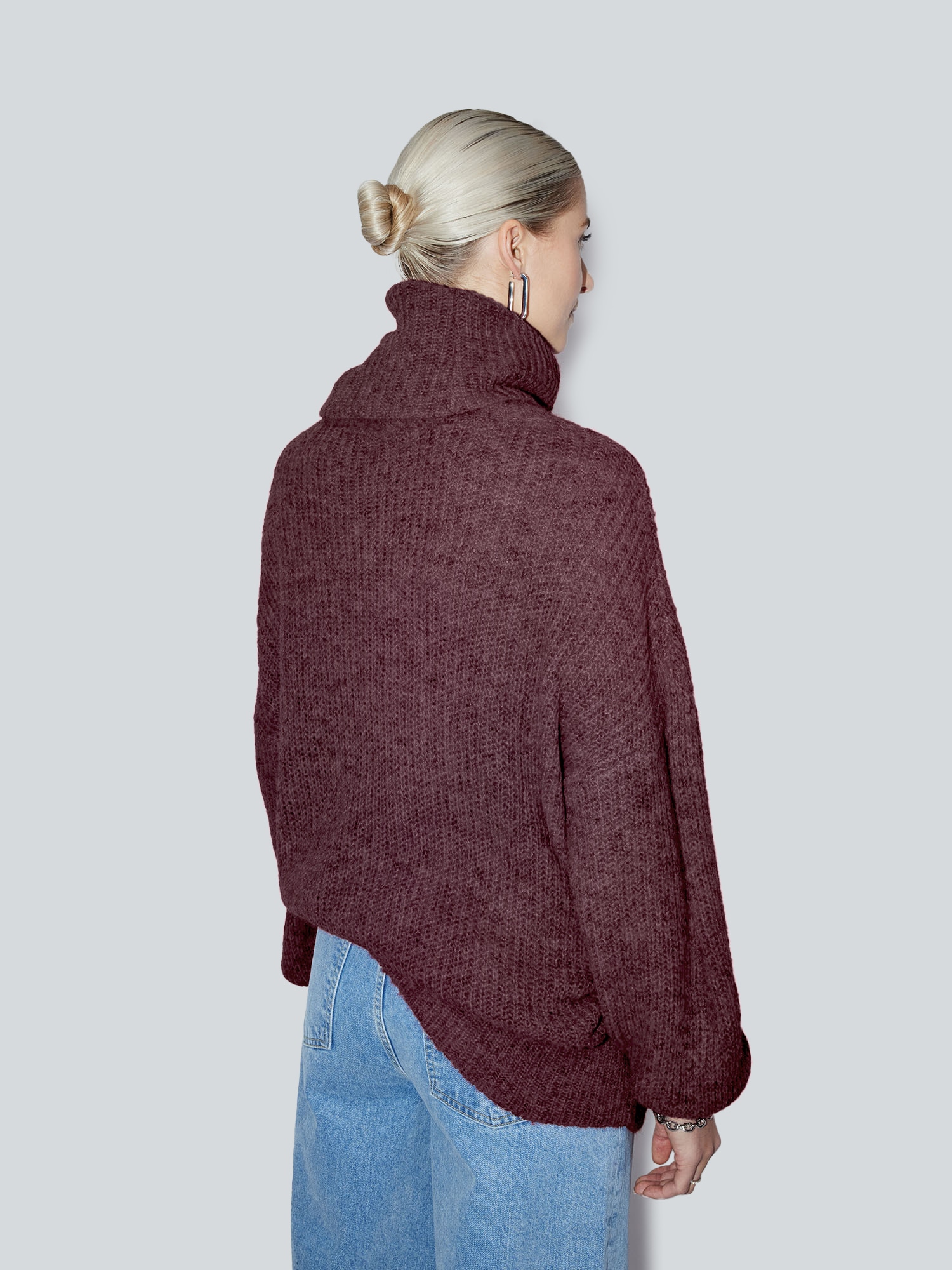LeGer Strickpullover »Juna, LeGer by Lena Gercke«, Loose fit mit Rundhalsausschnitt