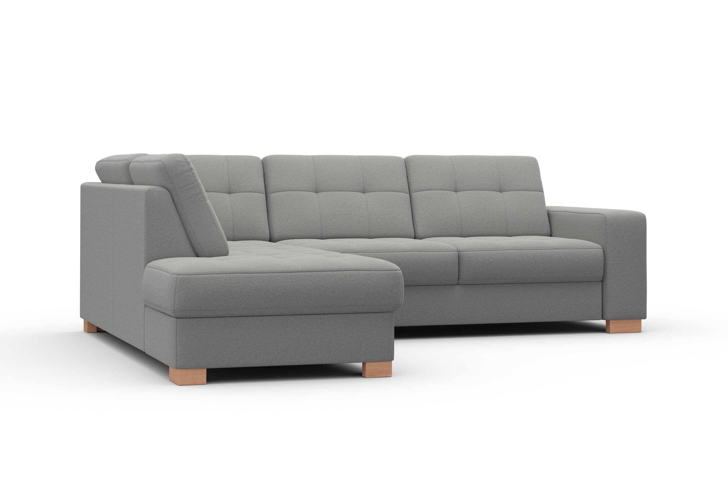 sit&more Ecksofa »Quincy L-Form«, wahlweise mit Bettfunktion und Bettkasten