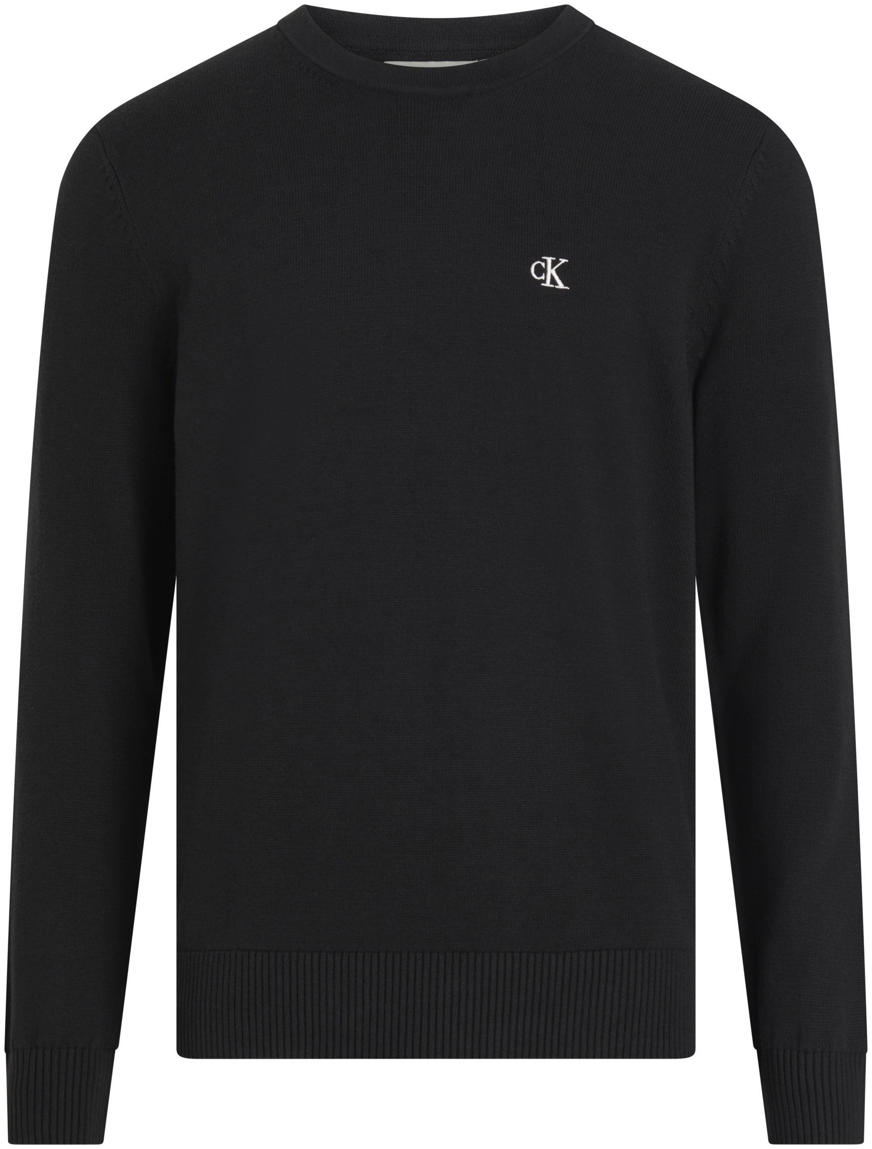 Calvin Klein Jeans Rundhalspullover »MODERN CREW NECK SWEATER«, Logodruck, Rundhals