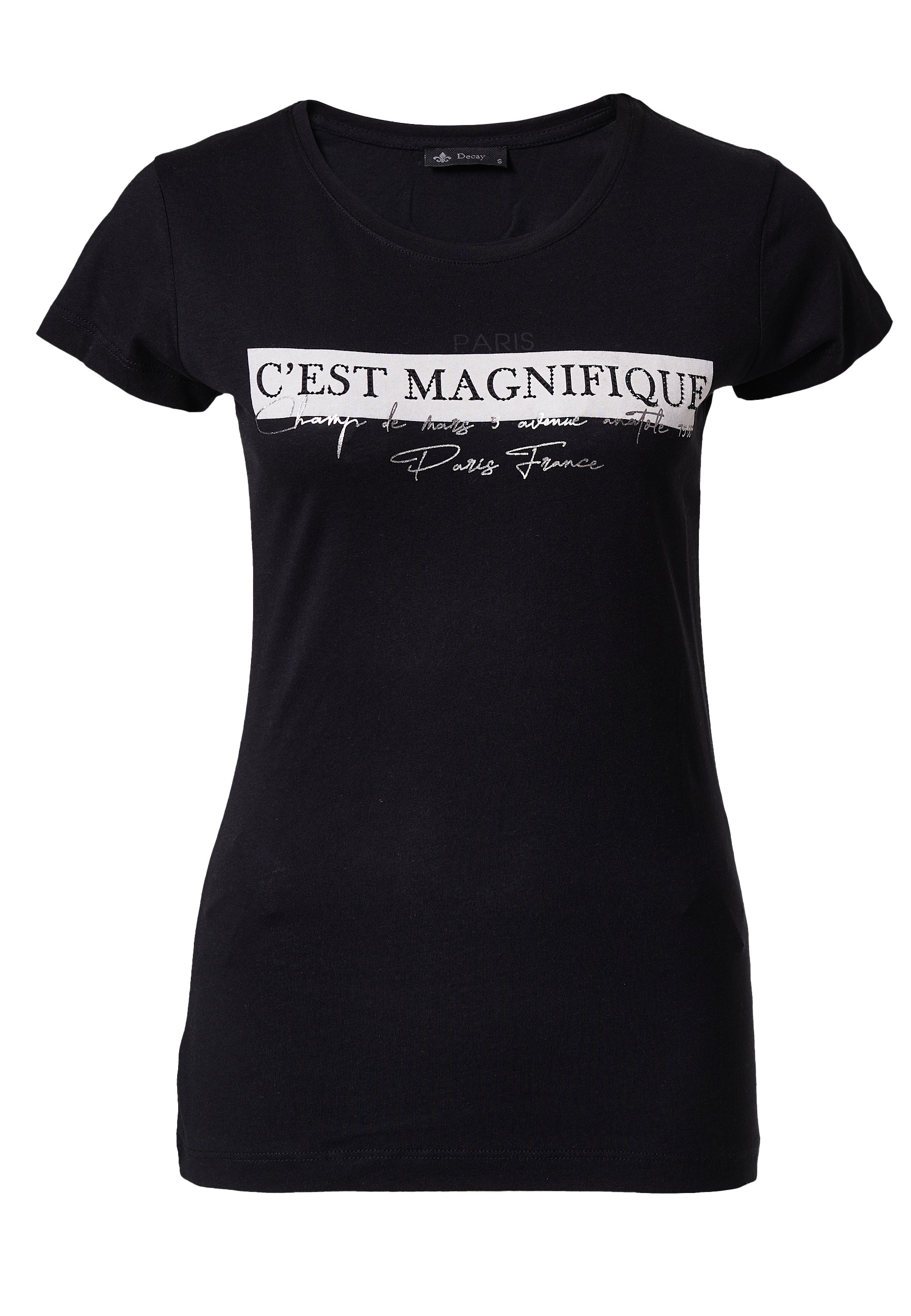 Decay T-Shirt »C´est Magnifique«, mit coolem Frontprint online bestellen |  BAUR