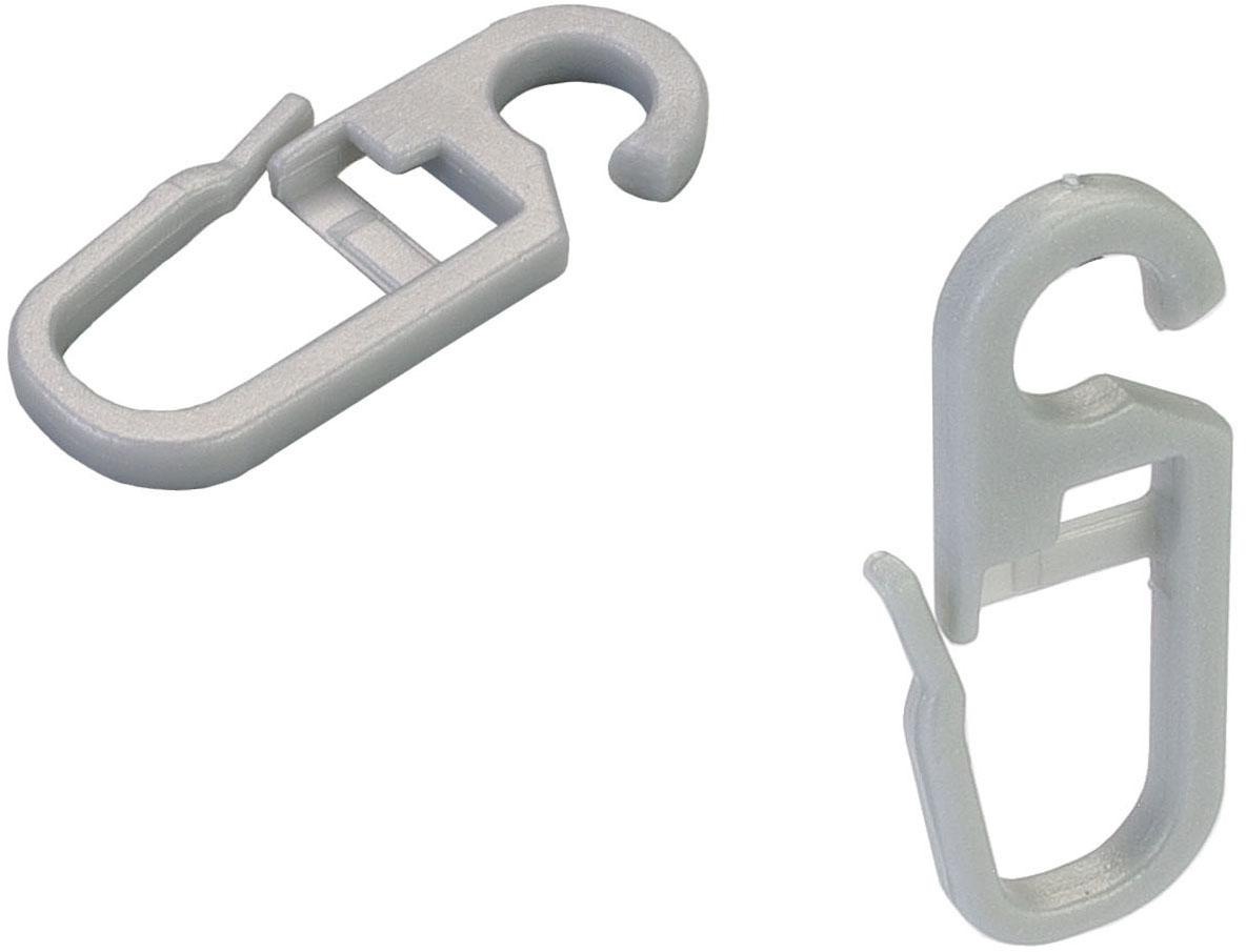 Liedeco Faltenclip, (Set, 8 St.), Faltenlegehaken, für Gardinenringe