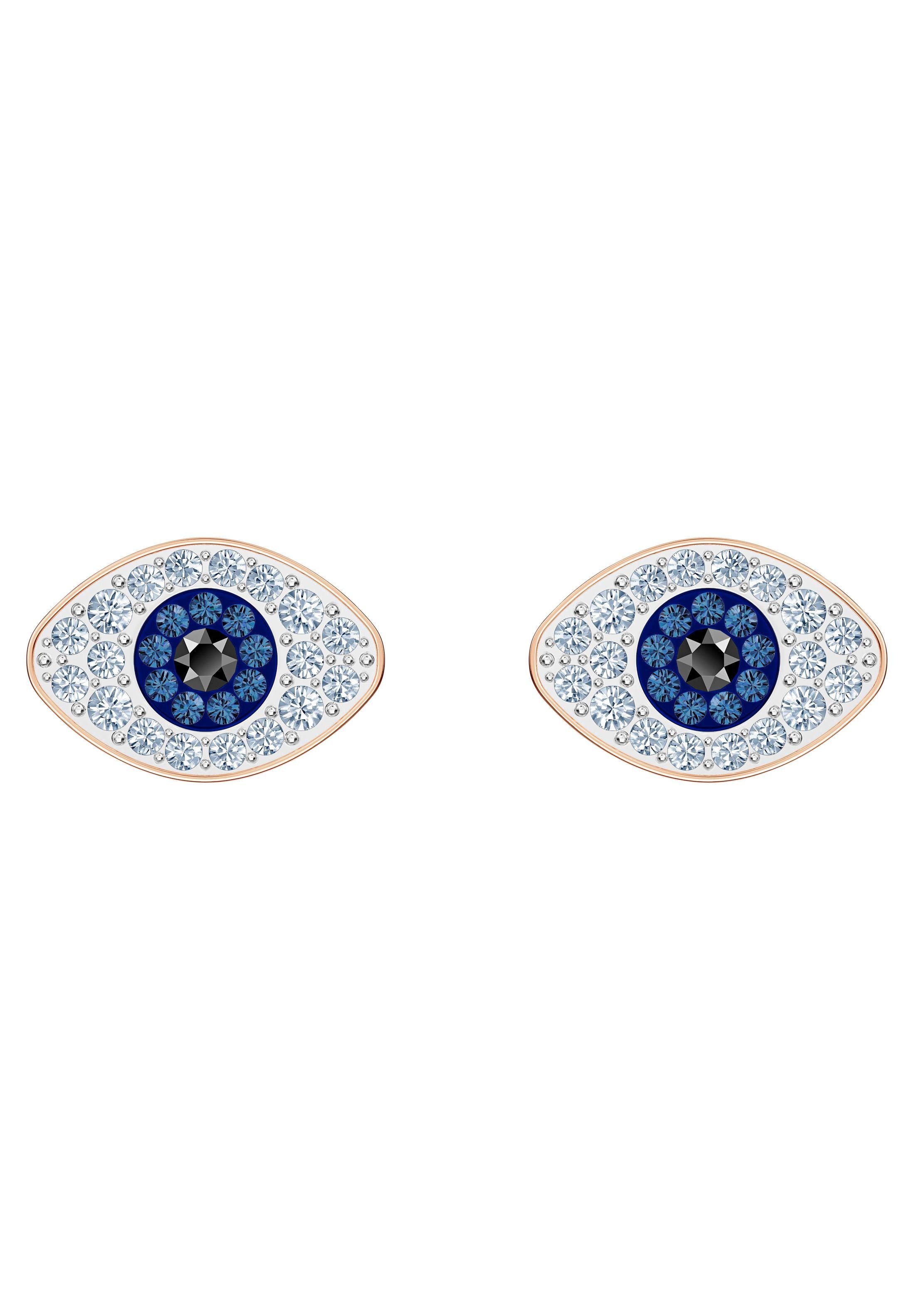 Swarovski Paar Ohrstecker Magisches Auge Symbolic Blau Rose Vergoldet Online Bestellen Baur