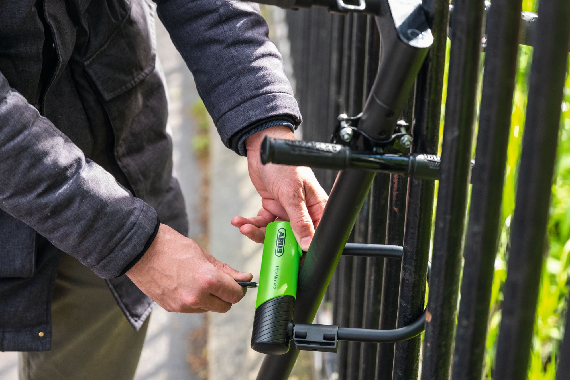ABUS Bügelschloss »Ultra Mini 410K/150HB140/180 GN SH34«