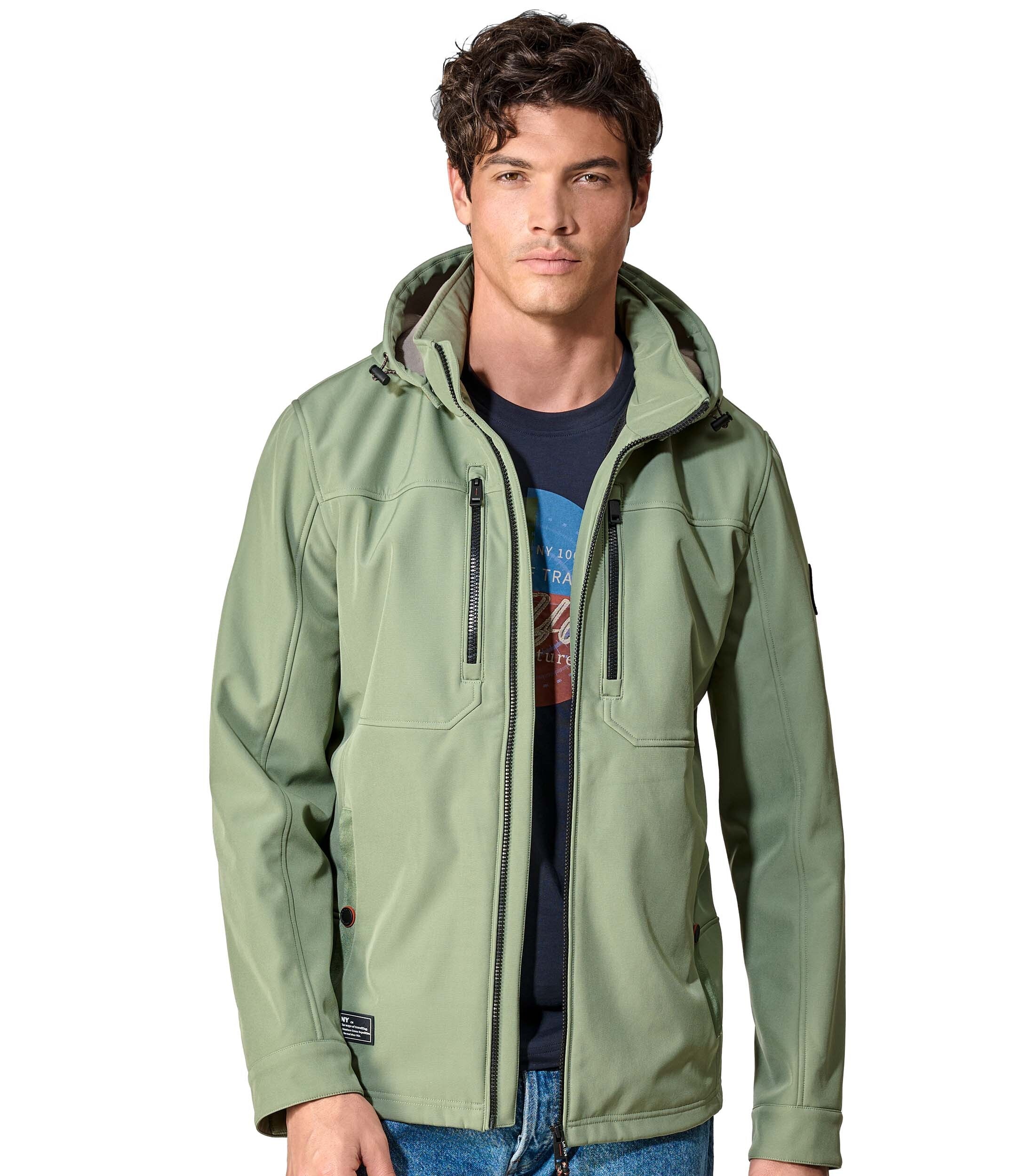 CASAMODA Softshelljacke "CASAMODA Softshelljacke uni" günstig online kaufen