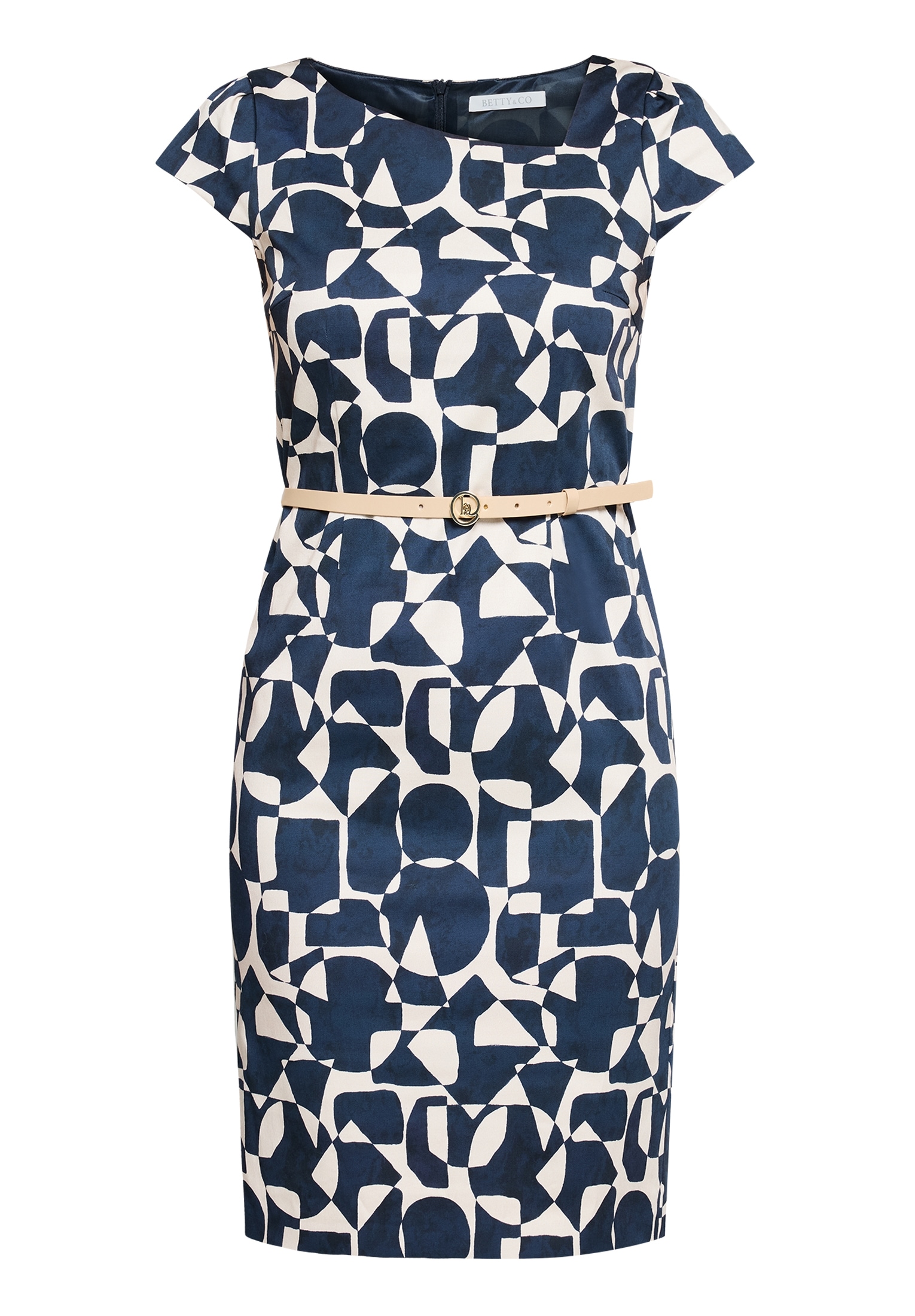 Betty&Co Etuikleid »Damen mit Gürtel« Ohne Tasche