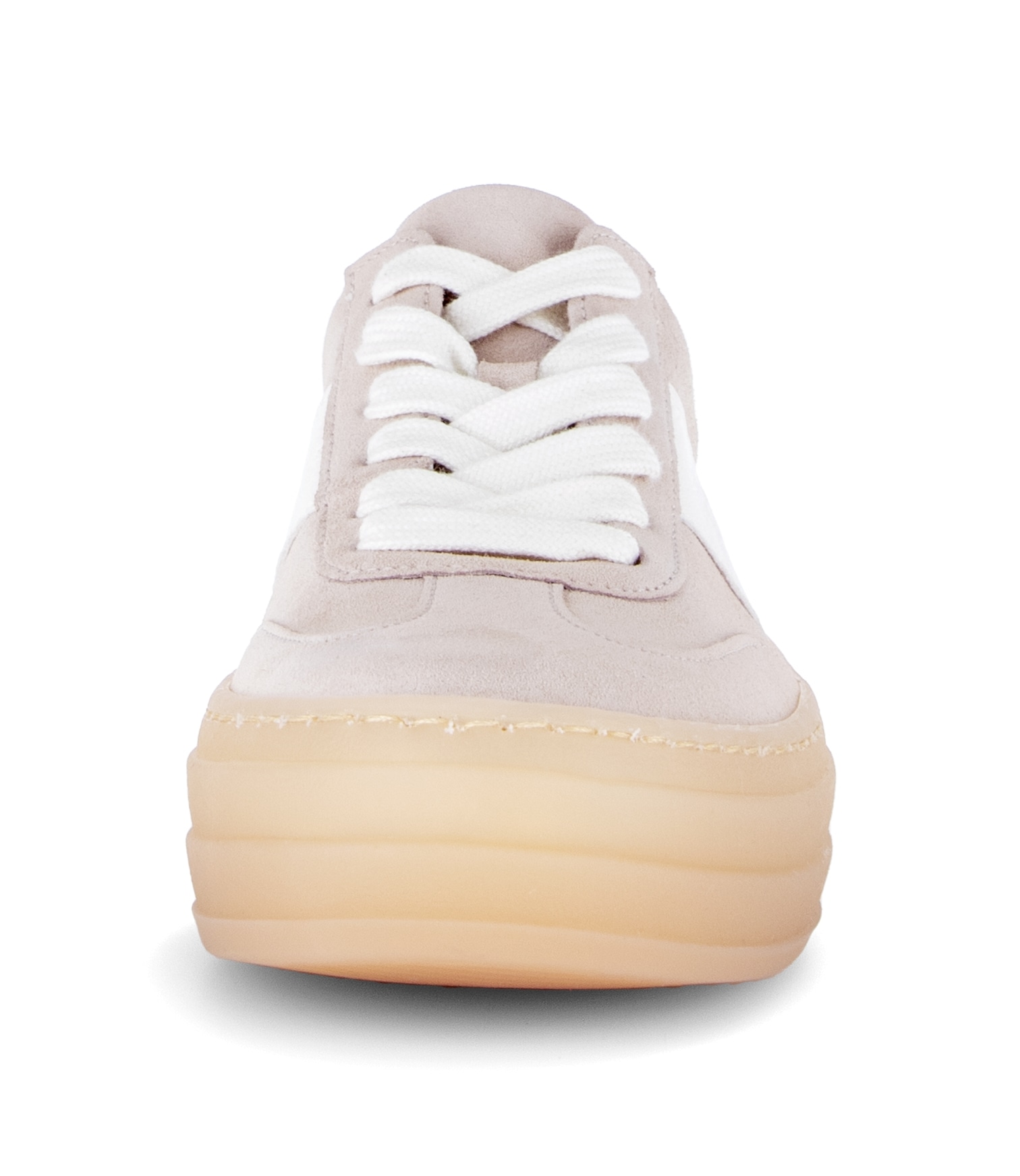 Gabor Plateausneaker  Freizeitschuh, Halbschuh, Schnürschuh mit transparenter Laufsohle