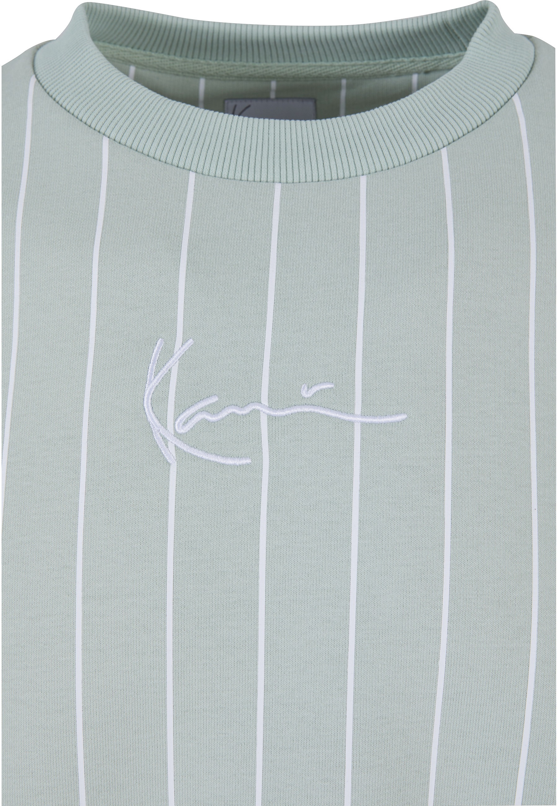 Thumbnail - Karl Kani Rundhalspullover "Karl Kani Herren KM232-022-1 KK Small Signature Pinstripe Crew" 1 Stk.