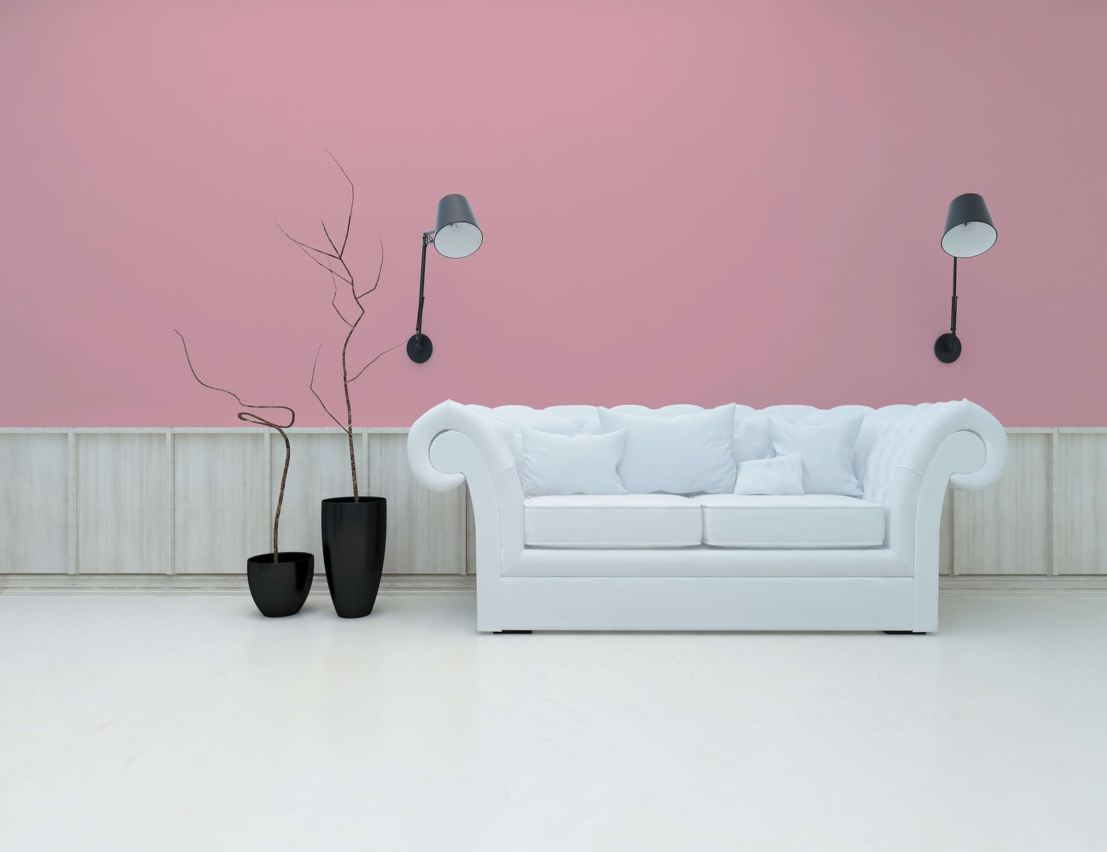A.S. Création Wandfarbe »Premium Innenwandfarbe PURO Tuchmatt peachy pink« ideal für Wohnzimmer, Schlafzimmer, Flur und Küche, Farbwelt Pink