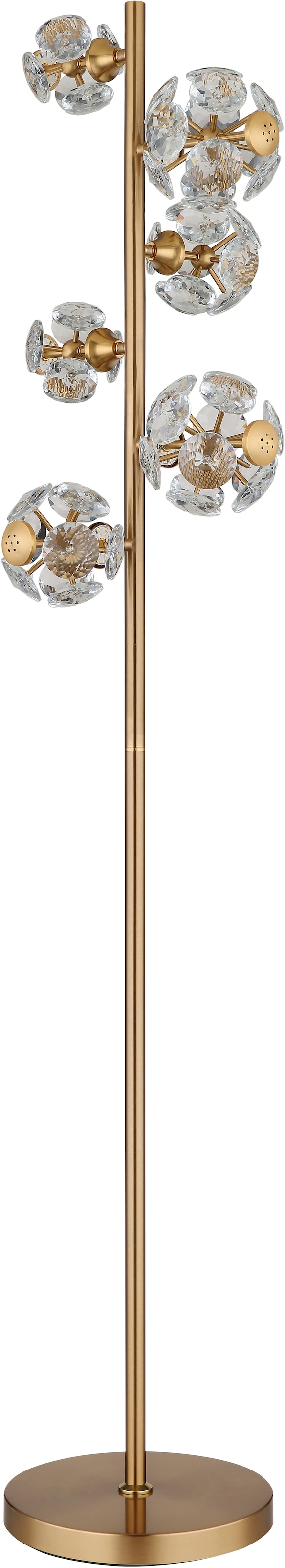 GLOBO LIGHTING Stehlampe »VIRINA« LED-Modul 1 Stk. Warmweiß