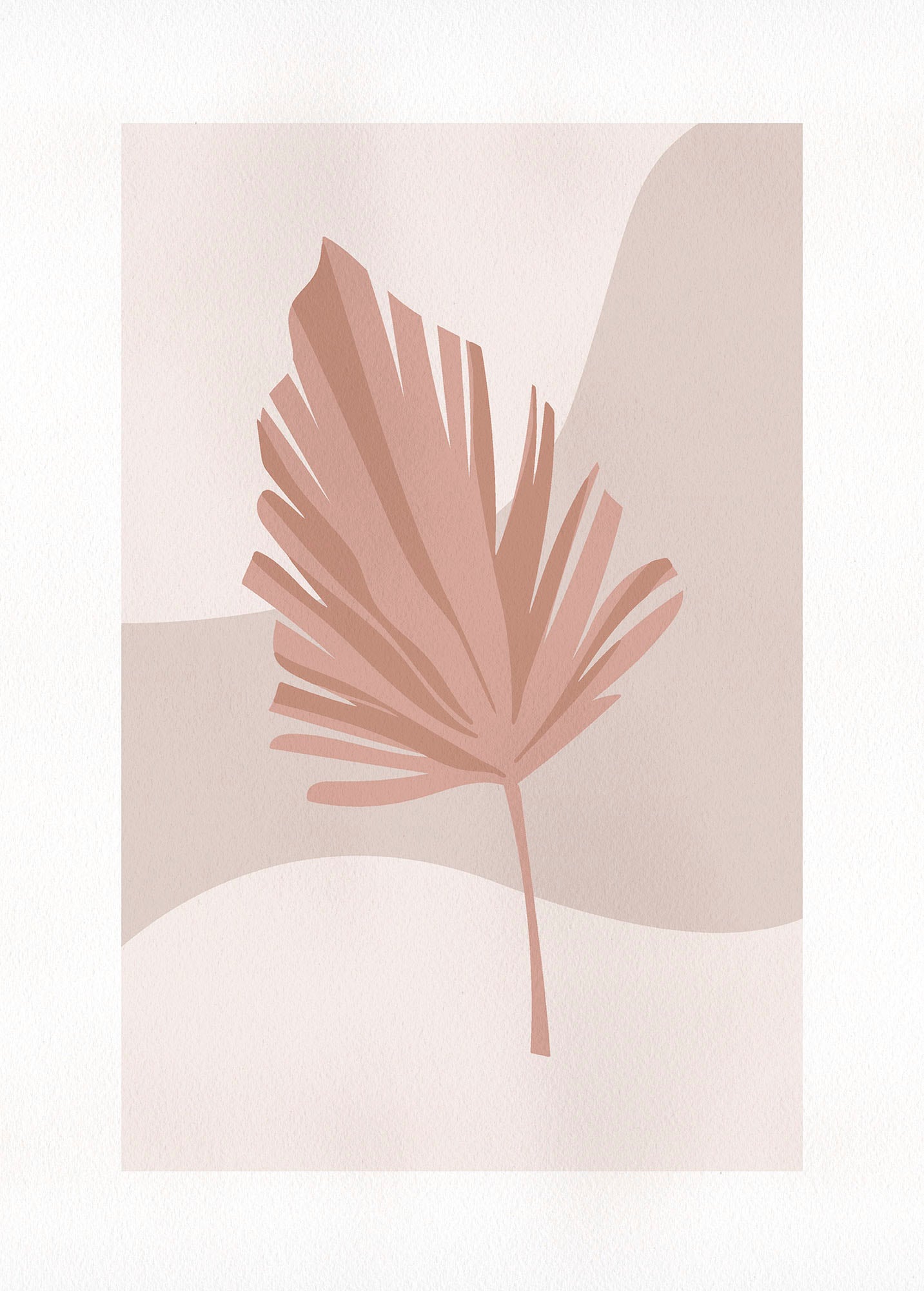 Komar Wandbild "Minimalist Leaf Lover", (1 St.), Deutsches Premium-Poster F günstig online kaufen