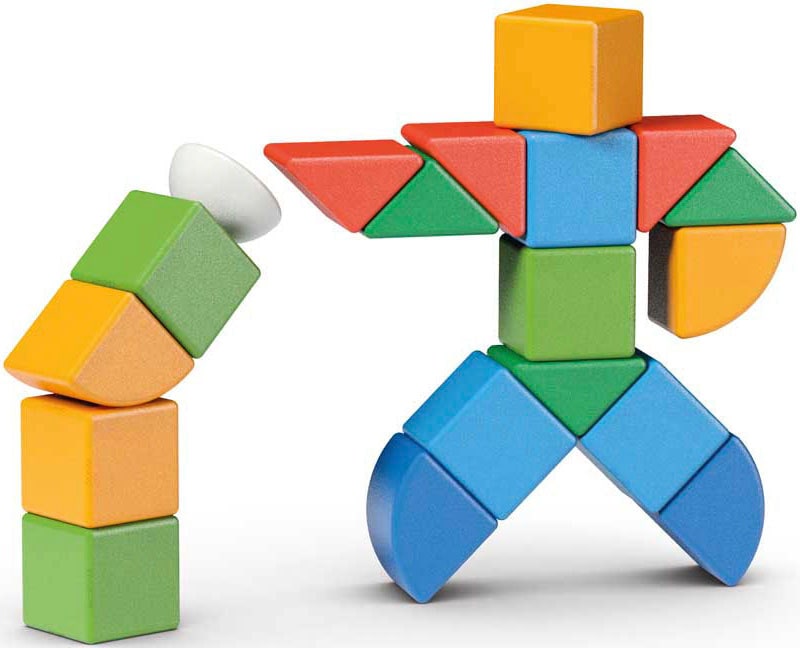 Geomag™ Magnetspielbausteine »GEOMAG™ Magicube Shapes Little World 25«, (25 St.), Made in Europe