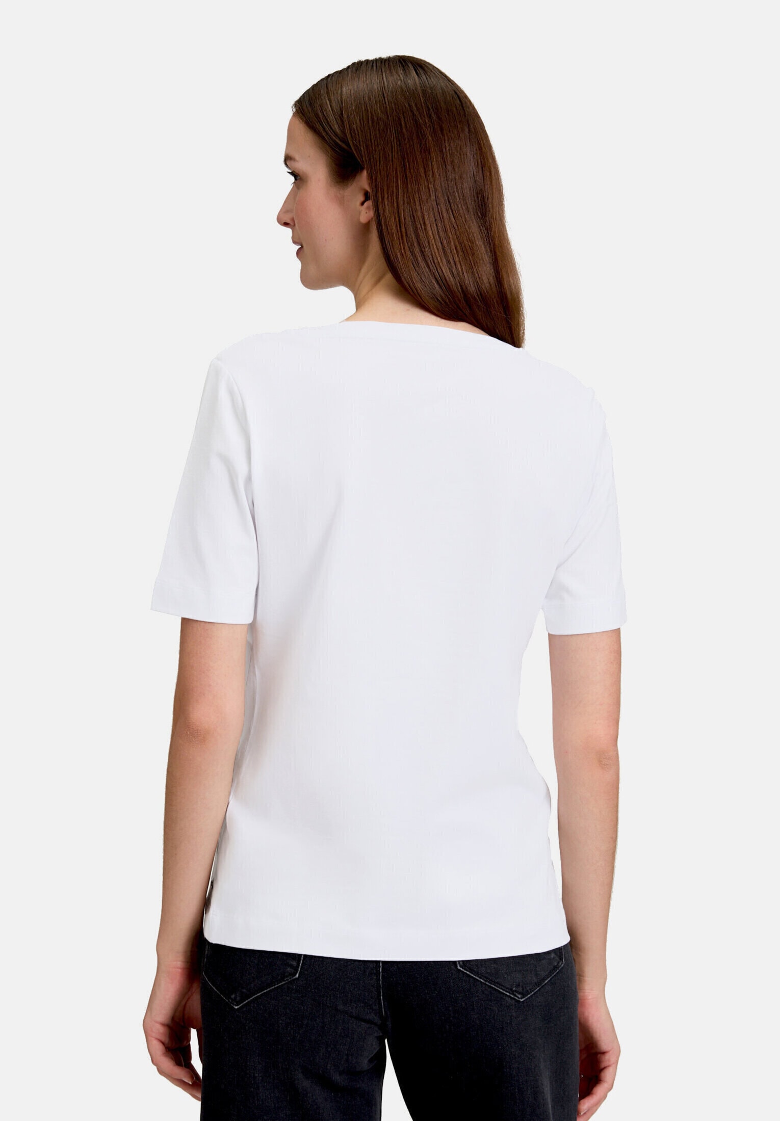 Betty&Co Kurzarmshirt »Damen mit Rundhalsausschnitt« 1 Stk. Form