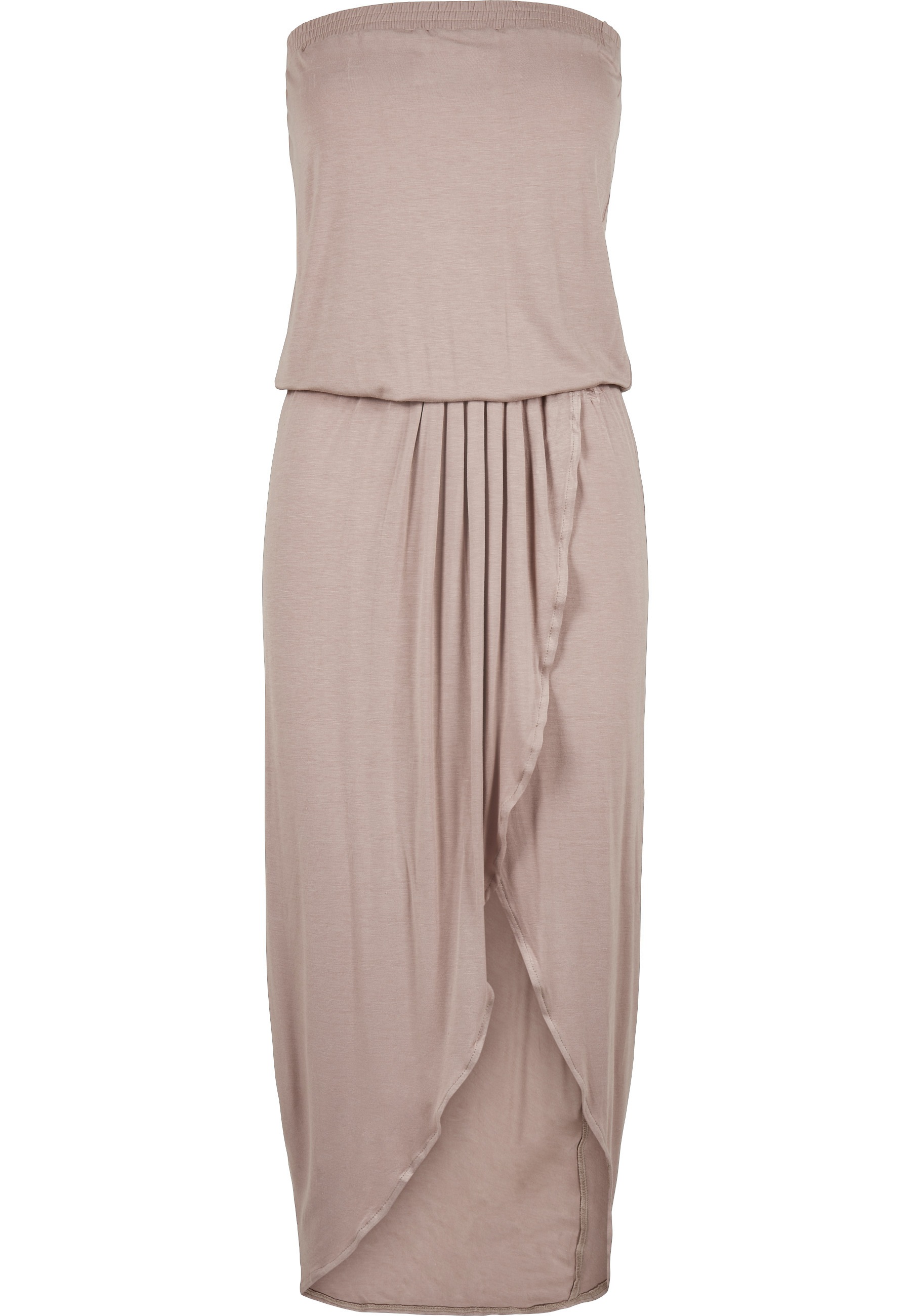 URBAN CLASSICS Shirtkleid "Urban Classics Damen Ladies Viscose Bandeau Dress" 1 tlg.