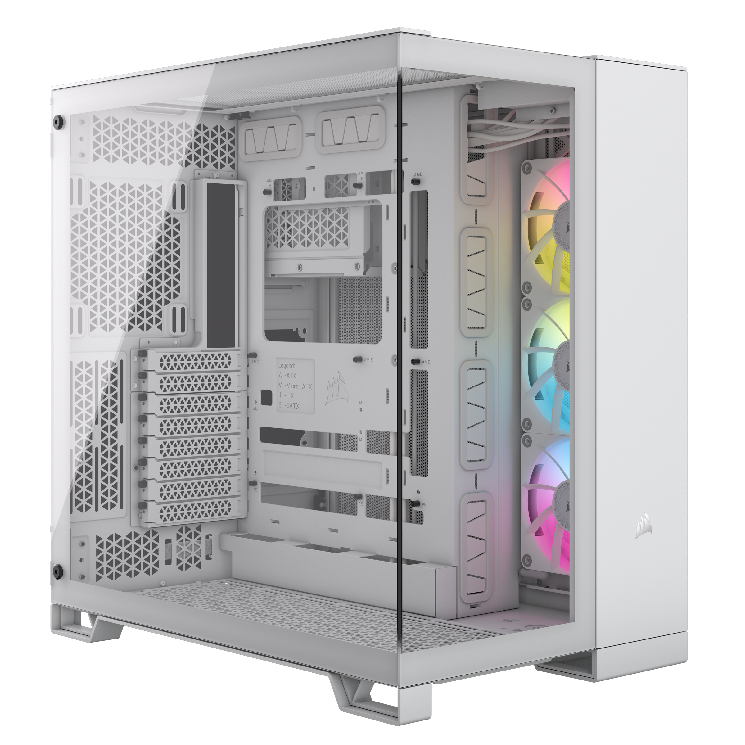 Corsair Gaming-Gehäuse »iCUE LINK 6500X RGB Mid-Tower«, ATX-Zwei-Kammer
