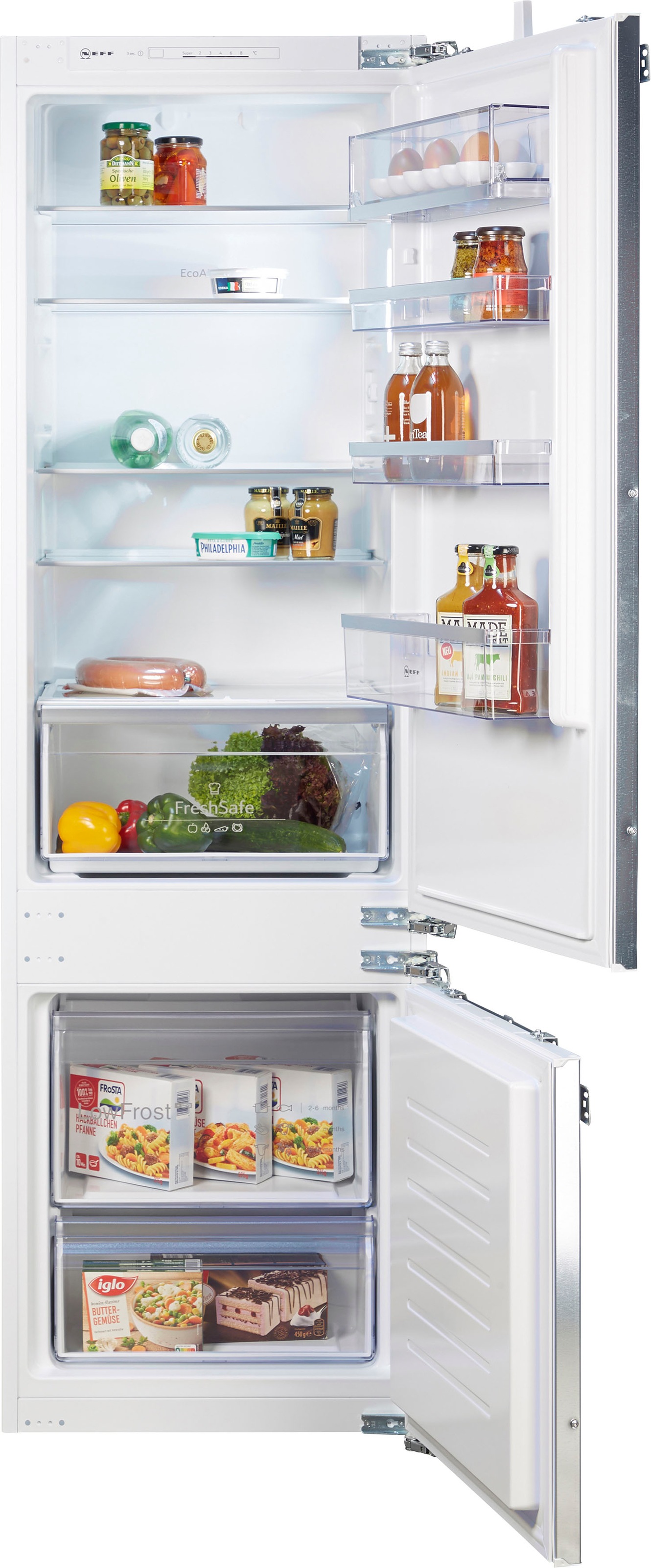 Thumbnail - NEFF Einbaukühlgefrierkombination N 50 "KI5872FE0" 177,2 cm hoch 54,1 cm breit Low Frost: geringere Eisbildung & schnell...