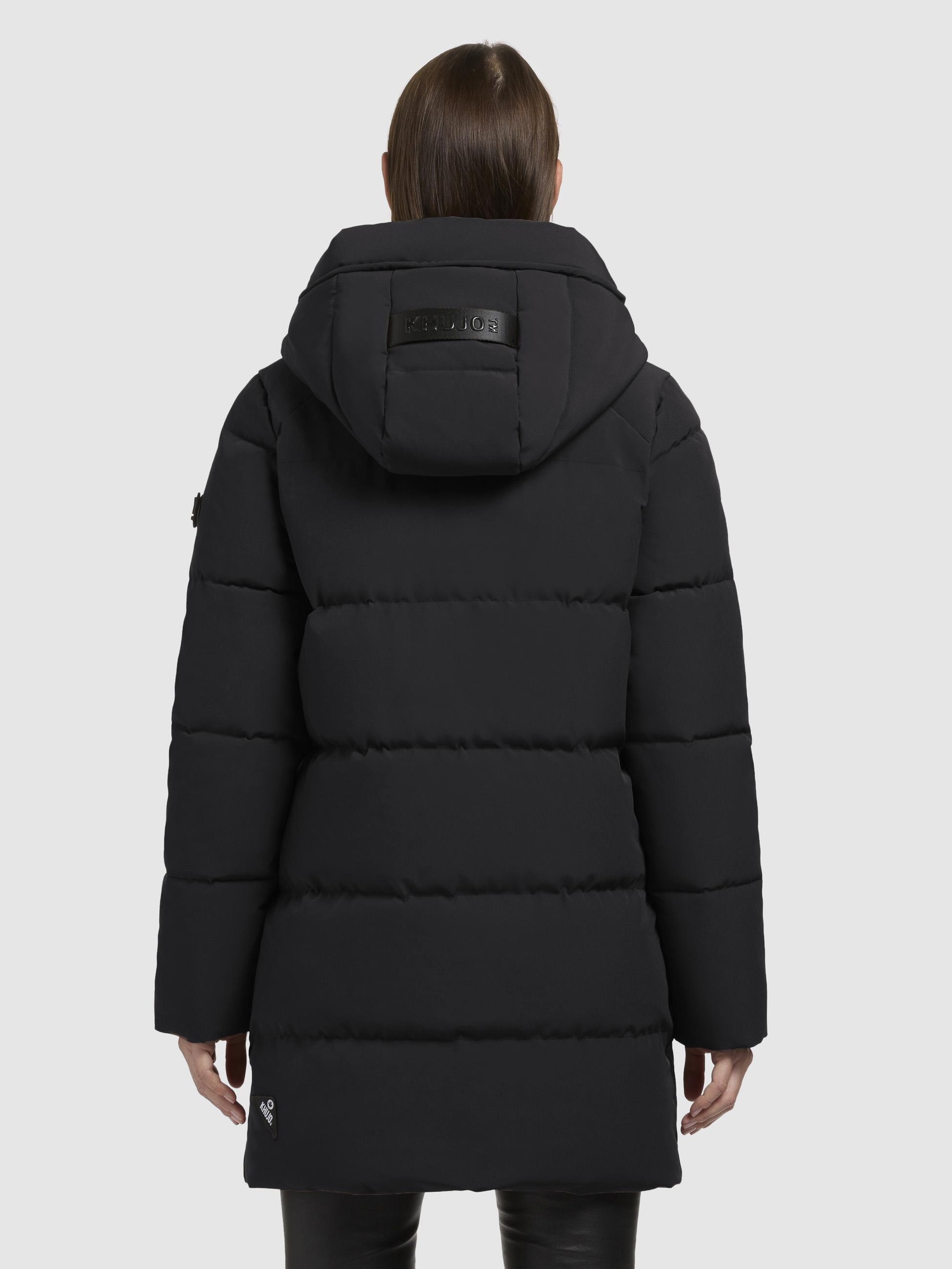 Thumbnail - khujo Steppjacke "Lola-YM", mit Kapuze, warme Winterjacke mit großzügiger Kapuze