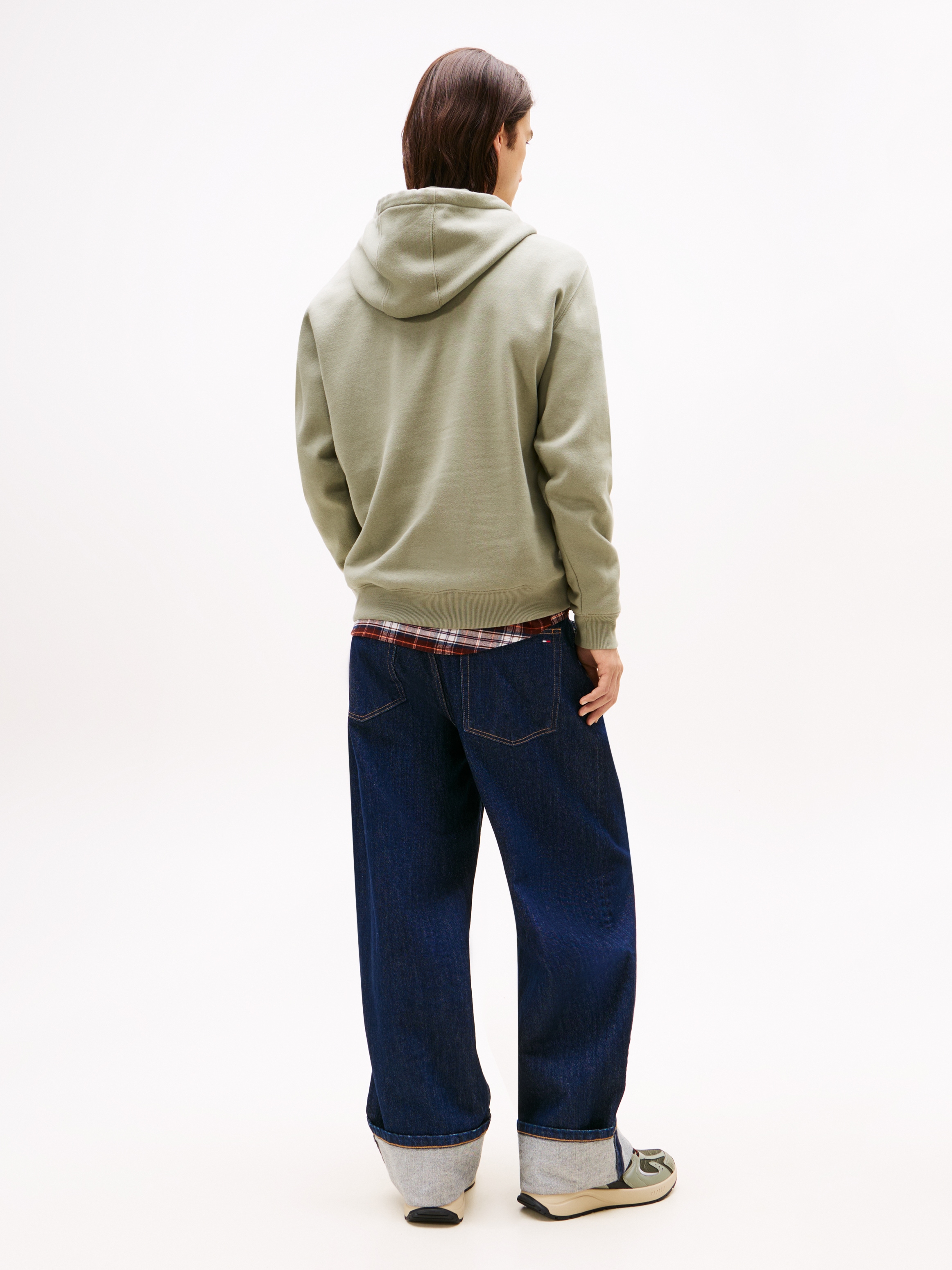 Tommy Jeans Sweatshirt »TJM REG S FLAG HOODIE«, mit bestickten Markenlogo auf Brusthöhe