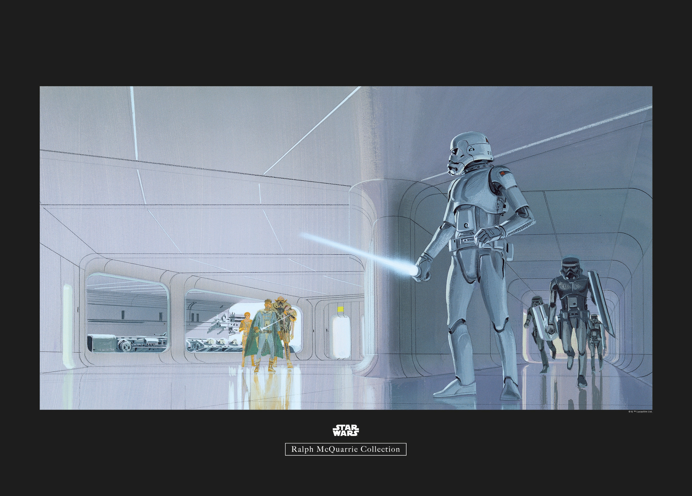 Komar Bild "Star Wars Classic RMQ Stormtrooper Hallway", Star Wars, (1 St.) günstig online kaufen